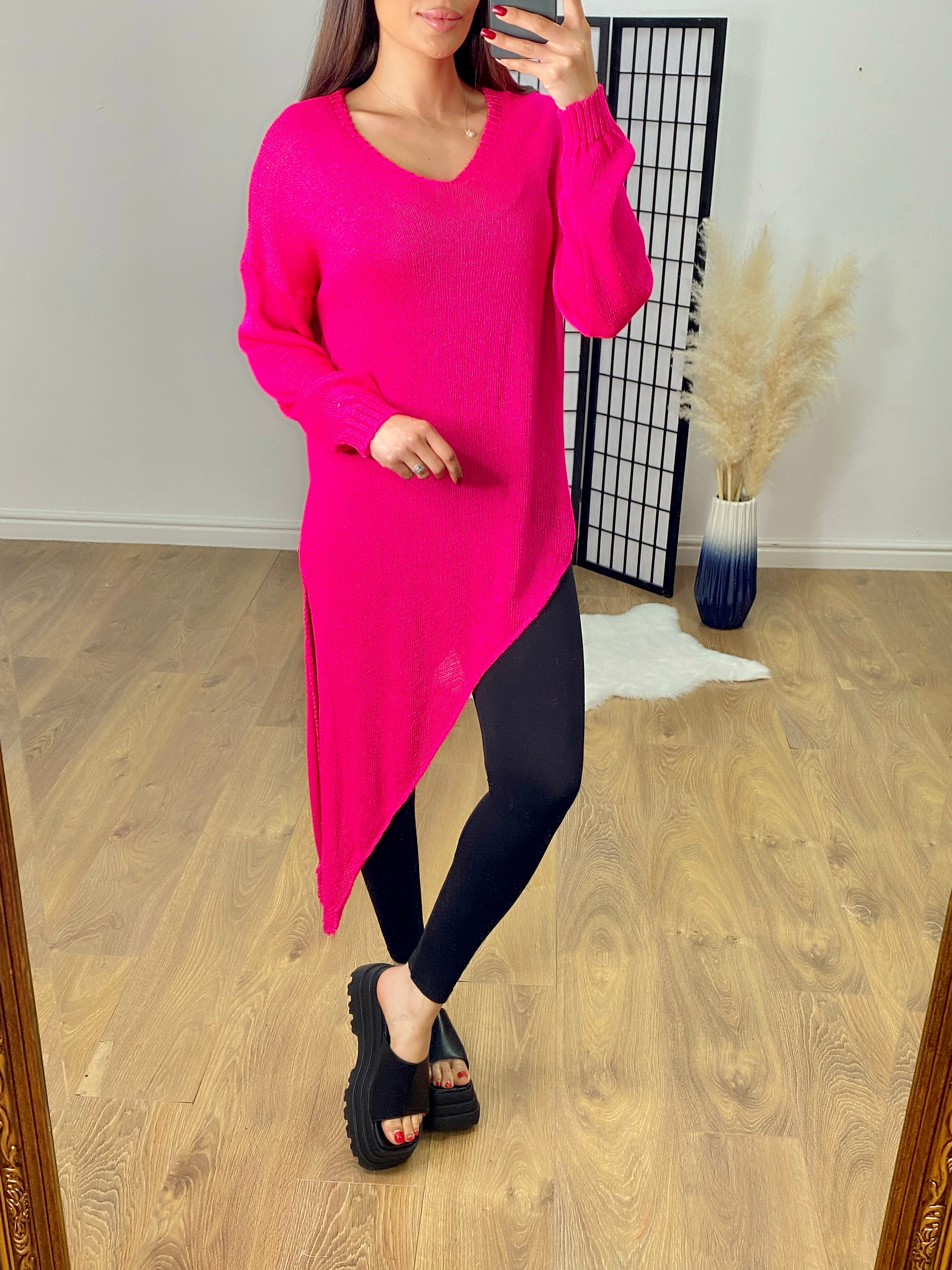 Ellora Fine Knit Tie Side Top
