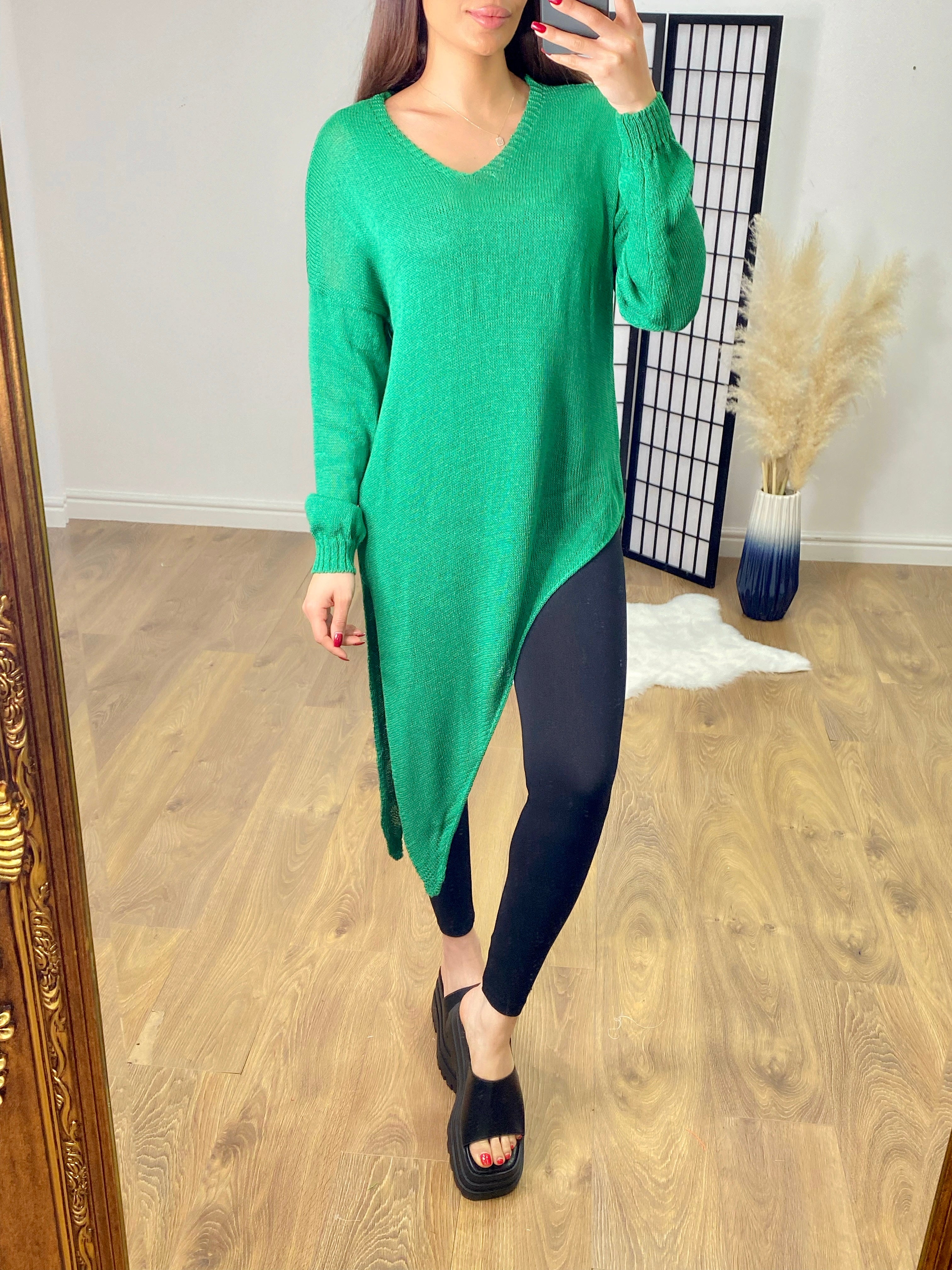 Ellora Fine Knit Tie Side Top
