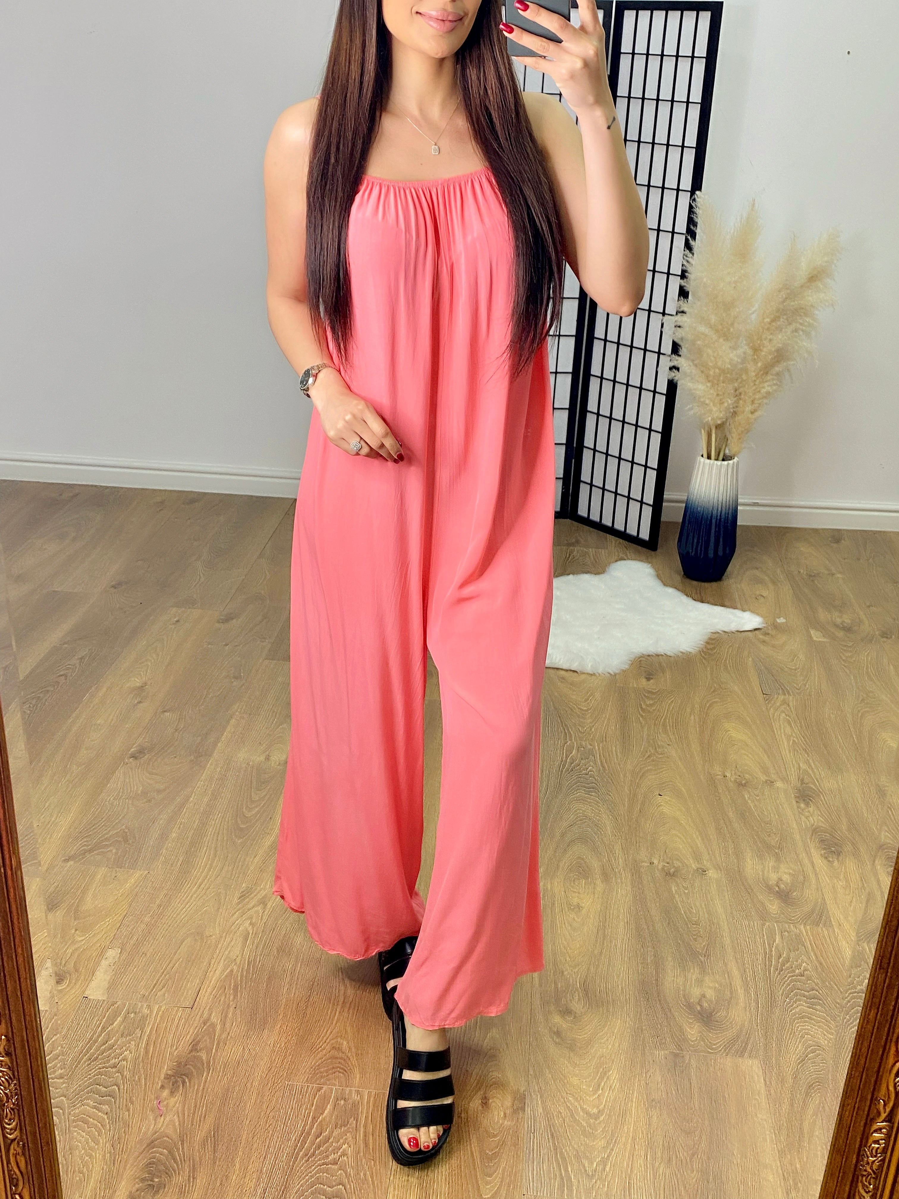 Jamie-Lynn Plain Wide Leg Jumpsuit