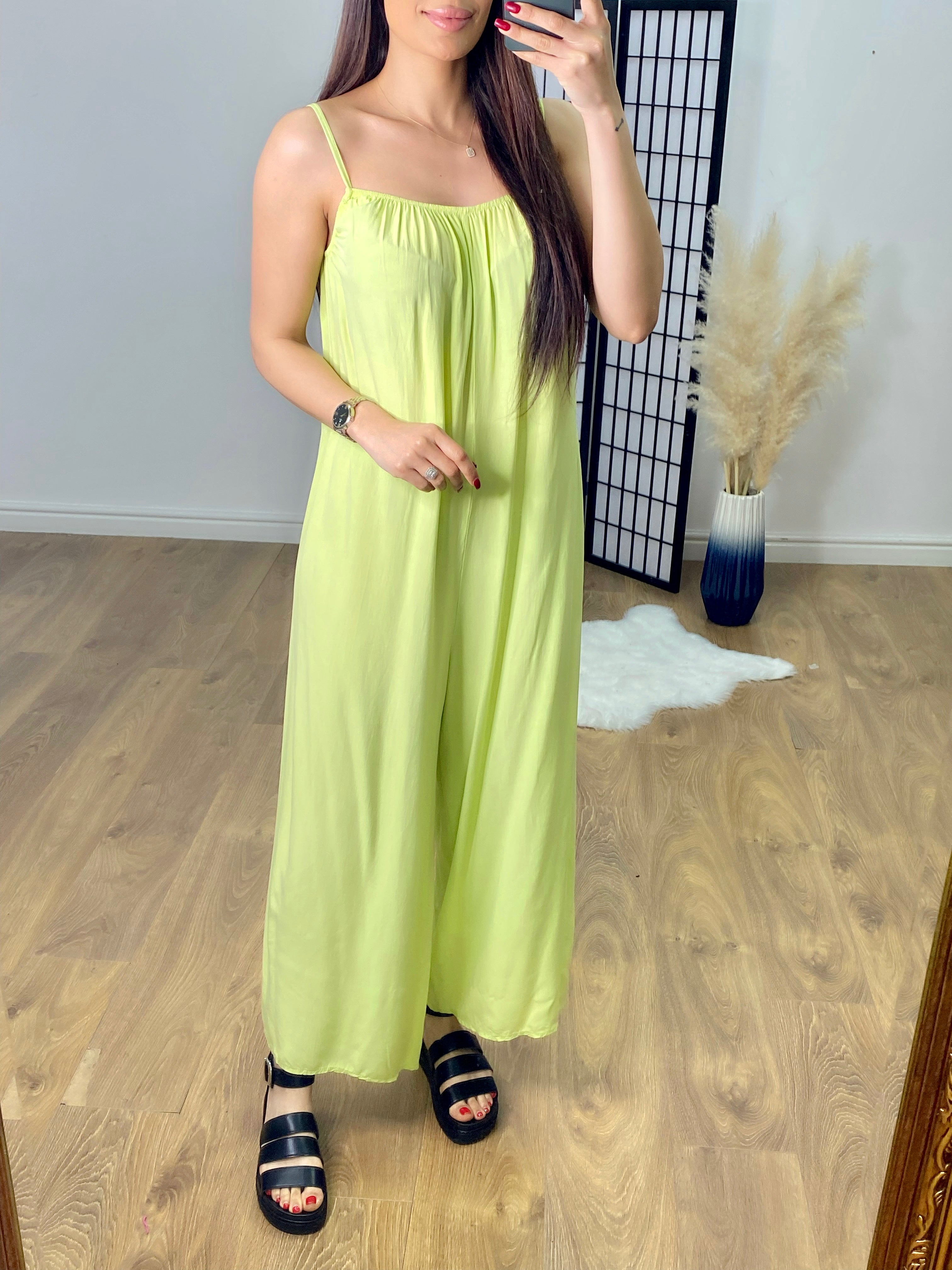 Jamie-Lynn Plain Wide Leg Jumpsuit