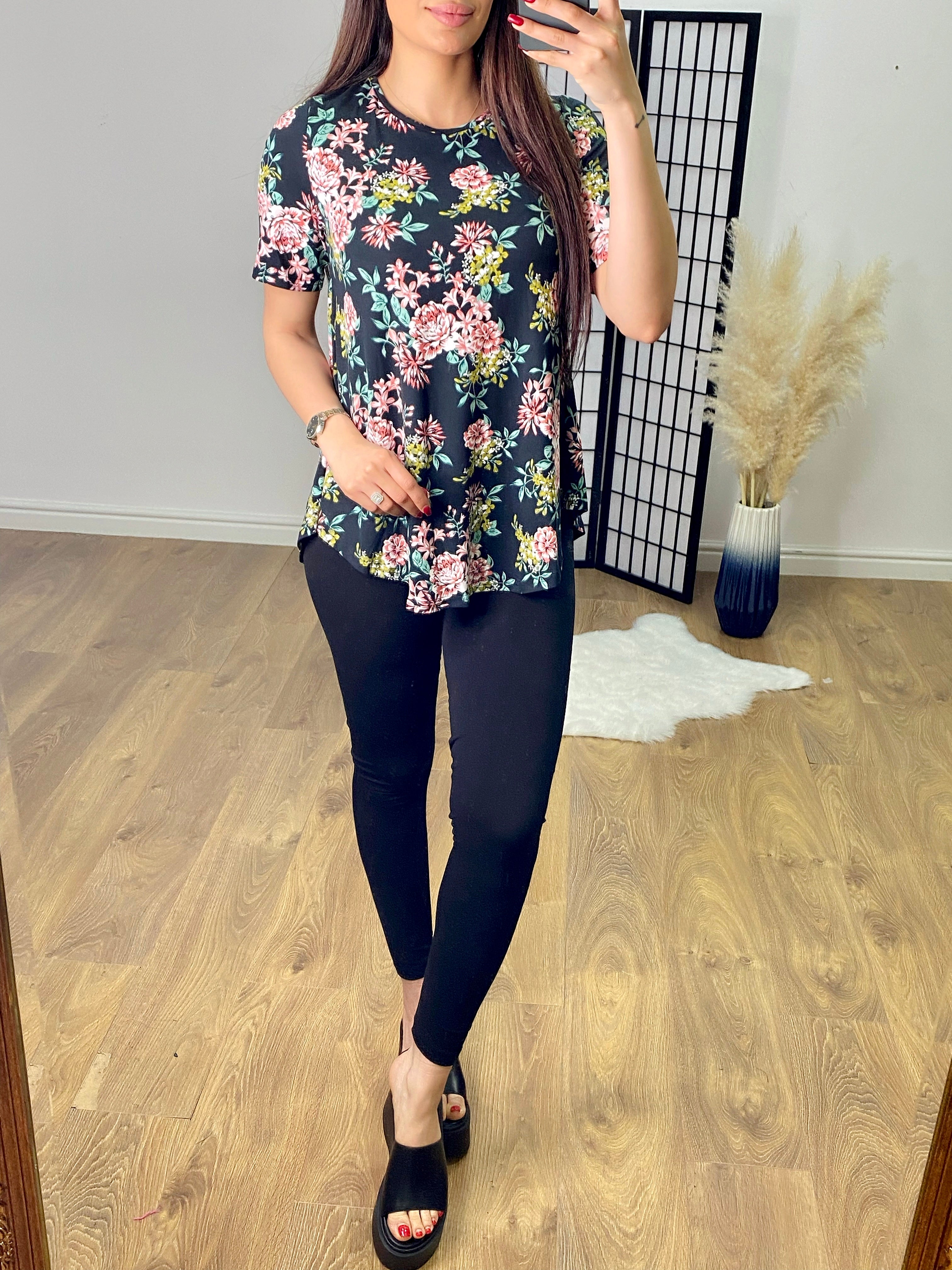 Fiona Supersoft Floral Print Top
