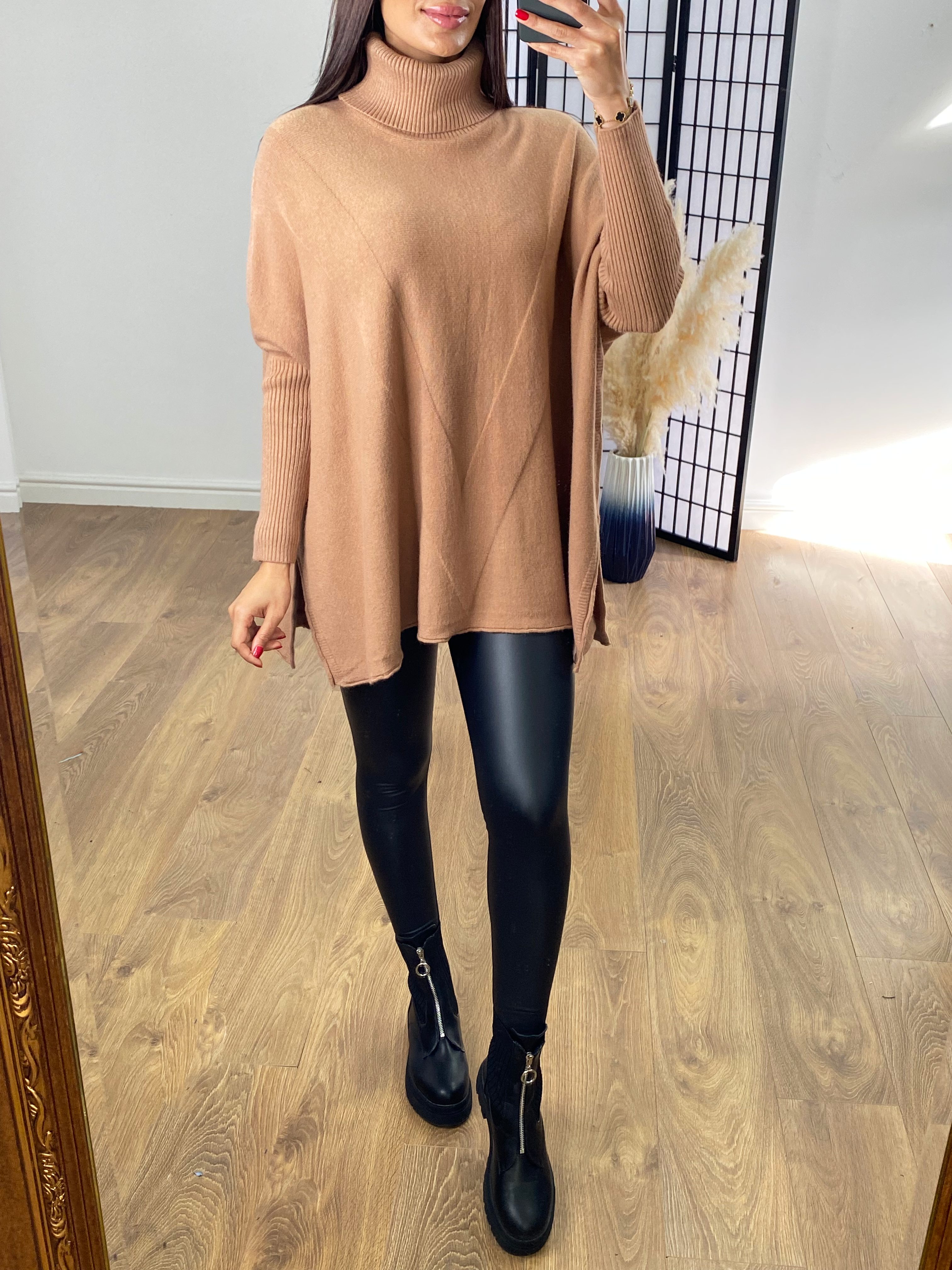 Laguna V Panel Oversized Jumper