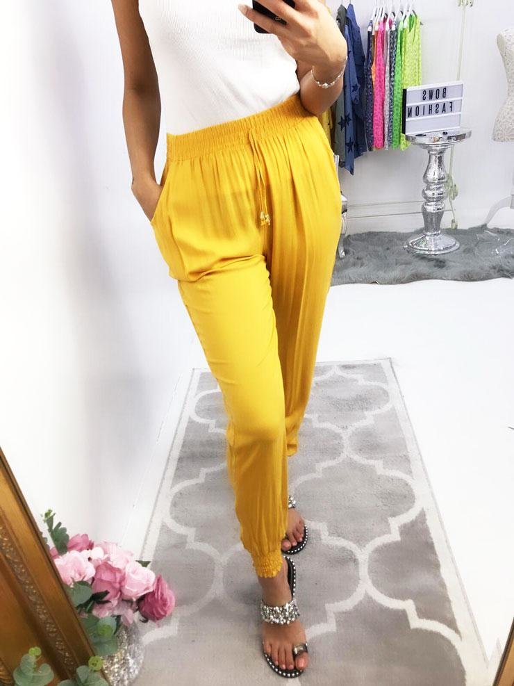 Amerie Plain Elasticated Hareems