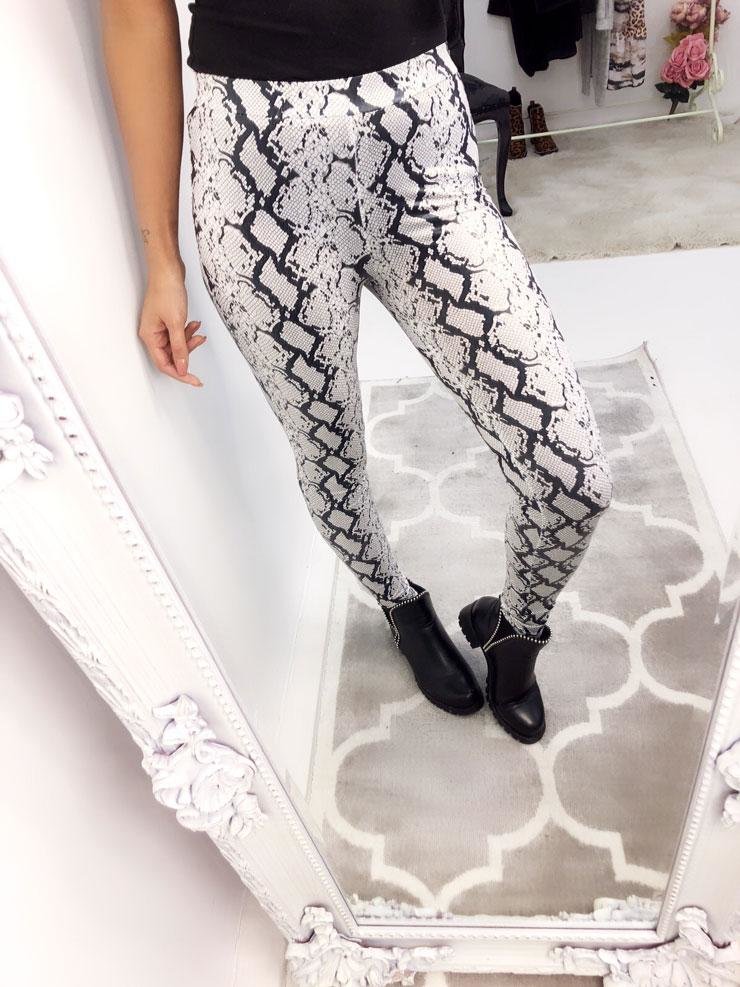 Asher Snake Print Leggings