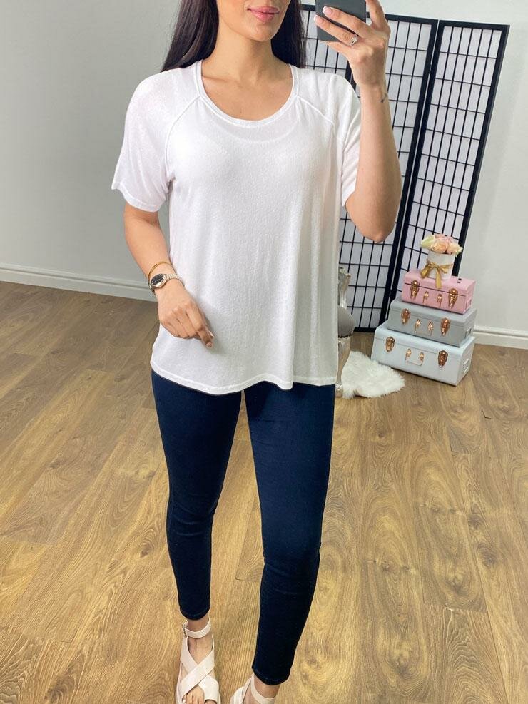 Bonecca Plain Fine Knit Top