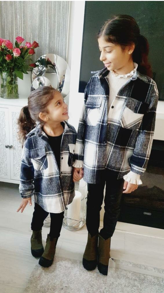 Thandie KIDS Check Shacket
