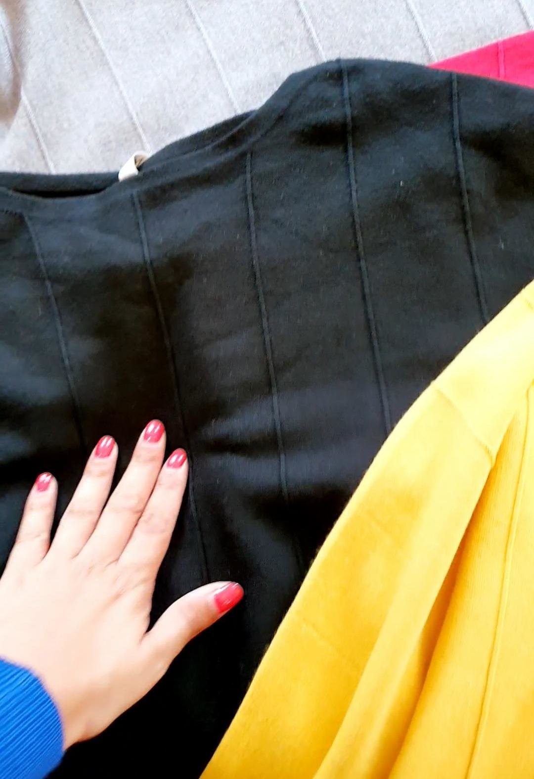 Callie Oversized Ribbed Detail Jumper