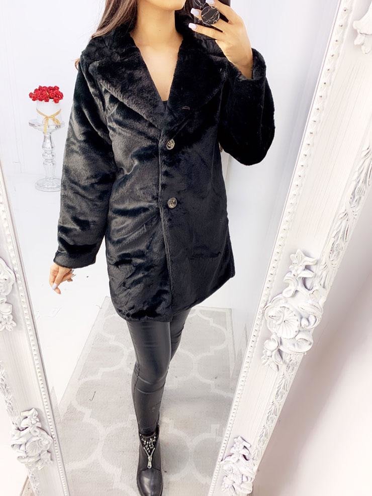 Cedric Faux Fur Oversized Soft Coat