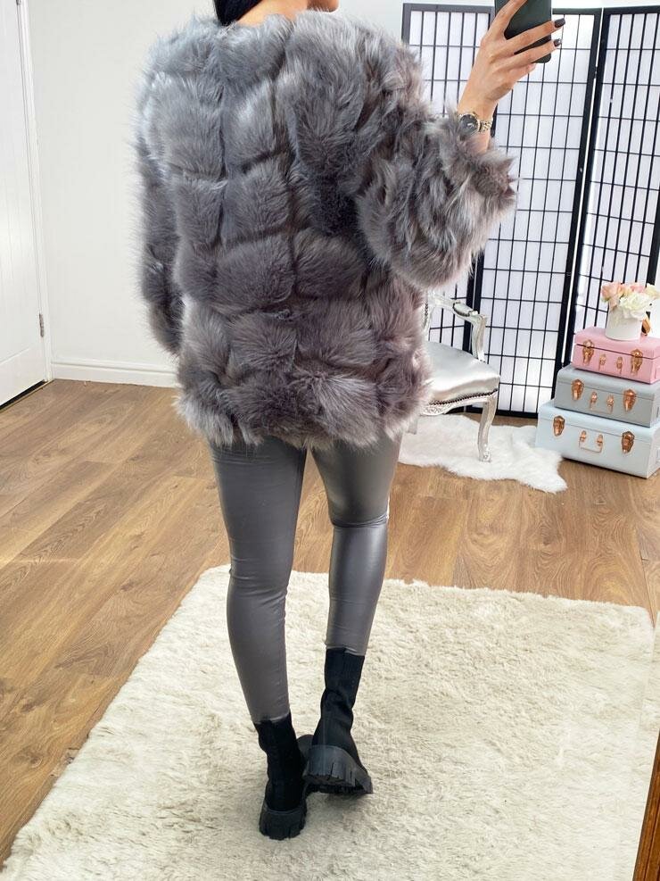 Dayton Faux Fur Panelled Coat