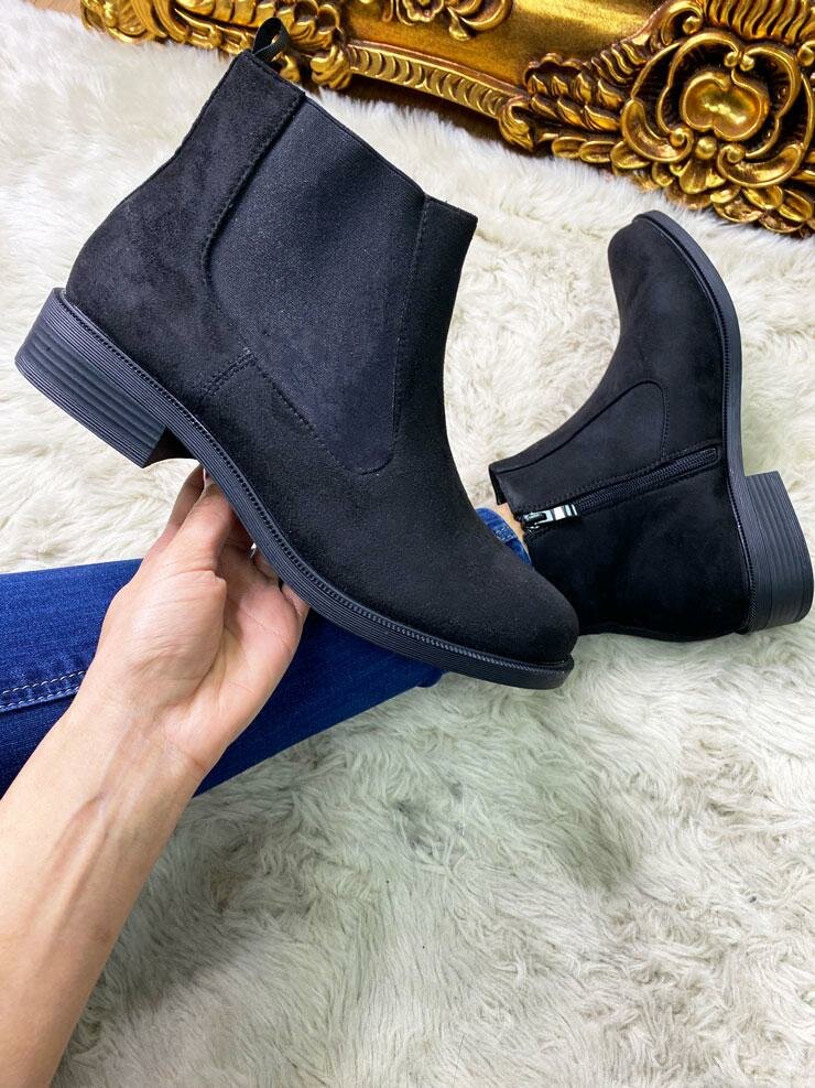 Eldridge Faux Suede Chelsea Boots
