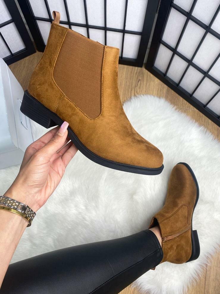 Eldridge Faux Suede Chelsea Boots