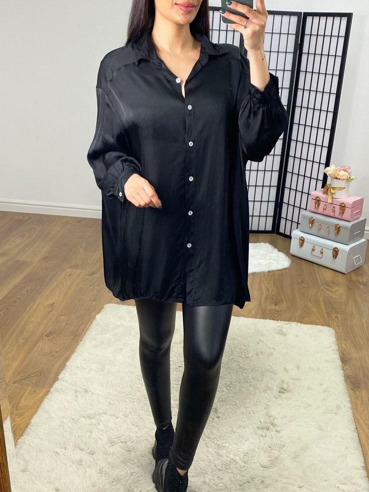 Emiliana Silk Longline Blouse