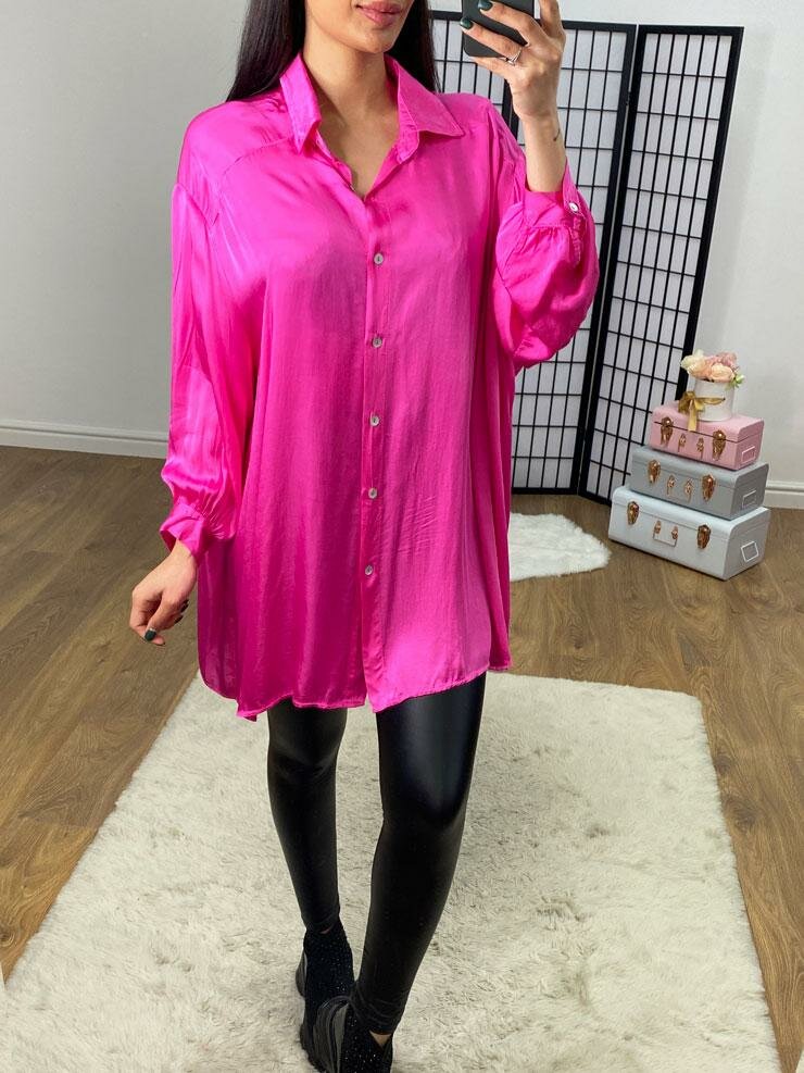 Emiliana Silk Longline Blouse