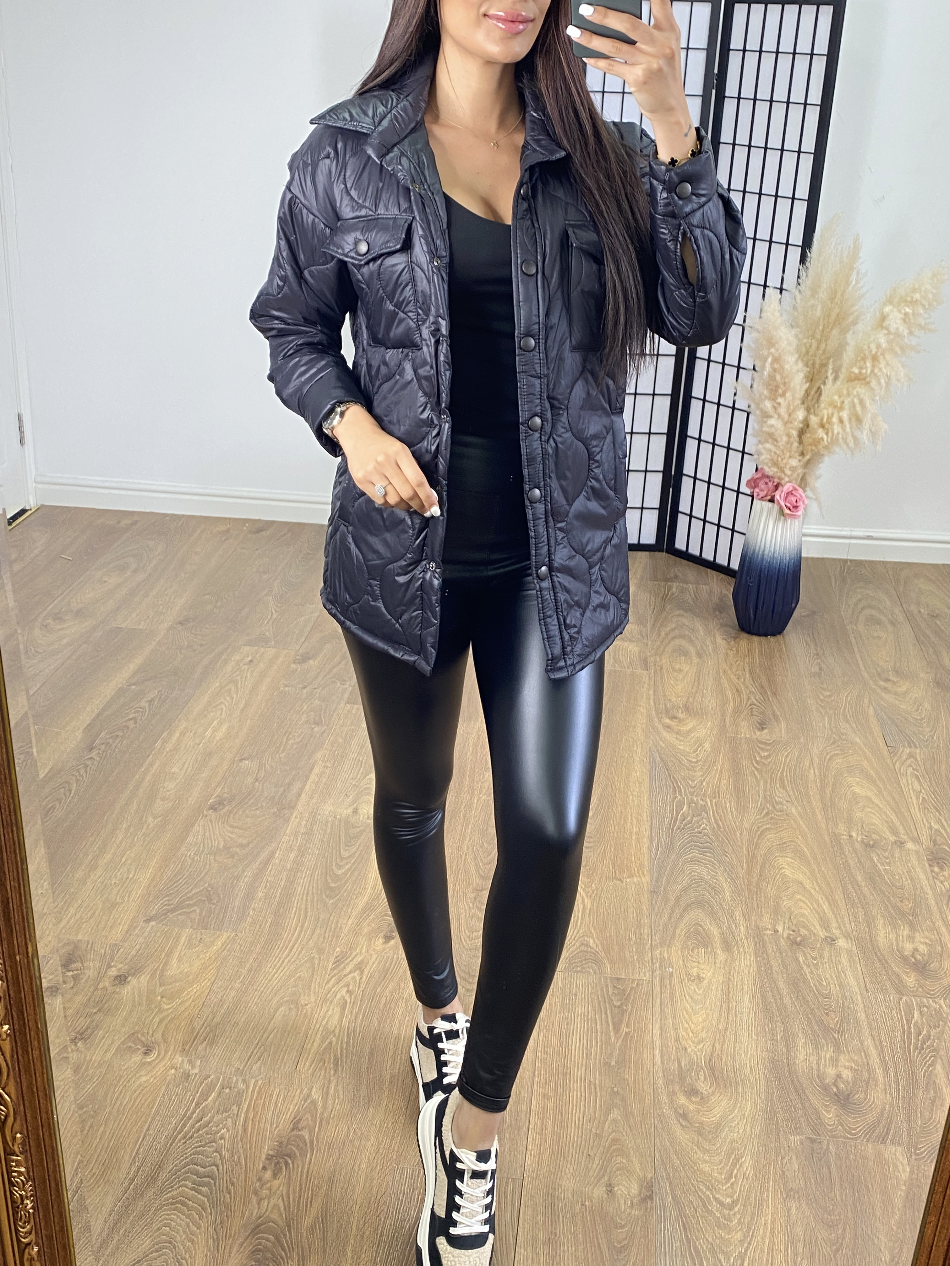 Gitana Black Lightweight Padded Jacket