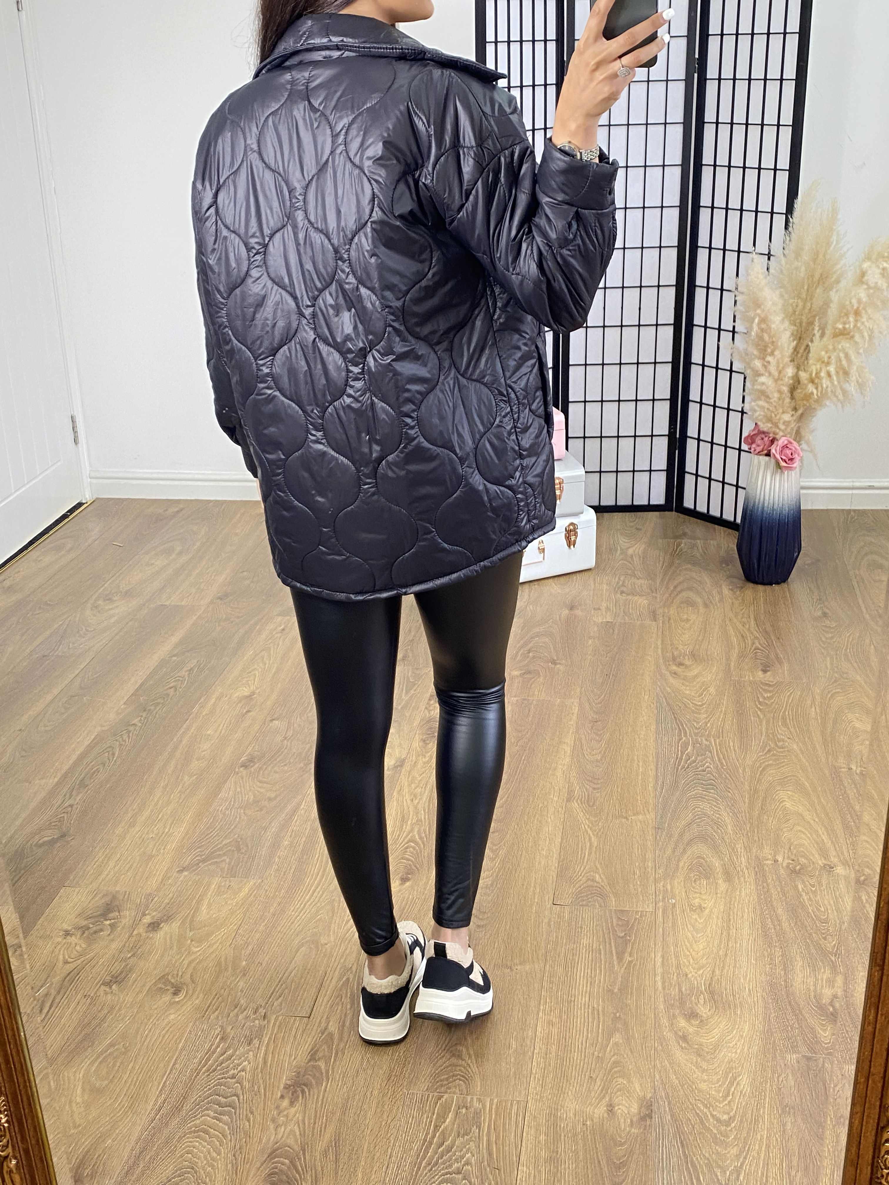 Gitana Black Lightweight Padded Jacket