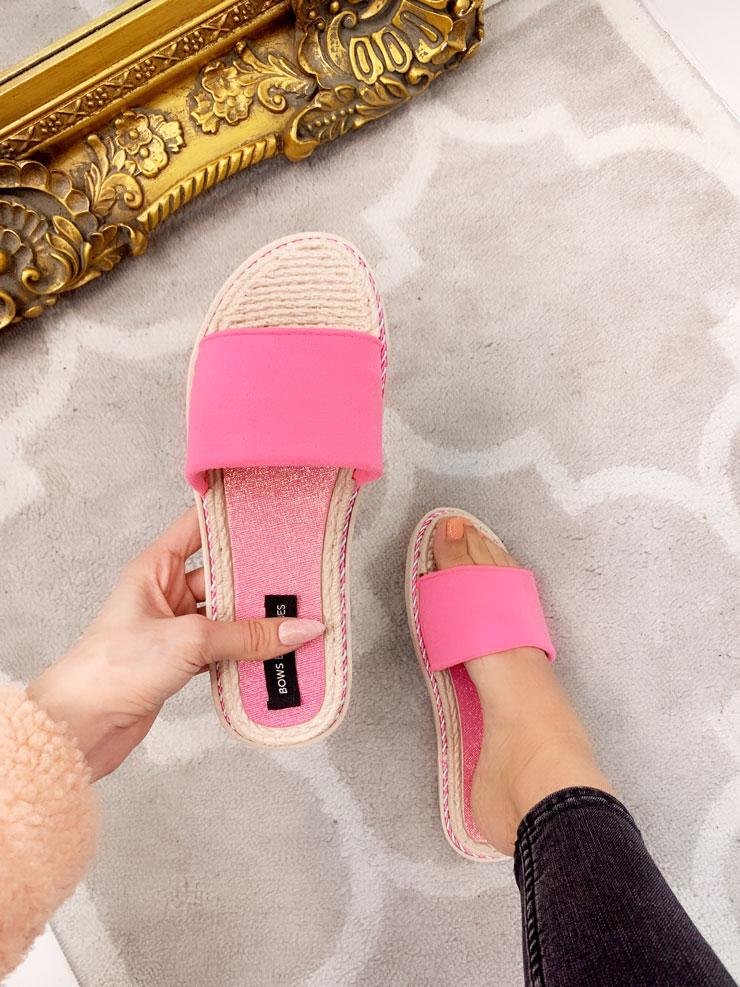 Idene Plain Faux Suede Sliders