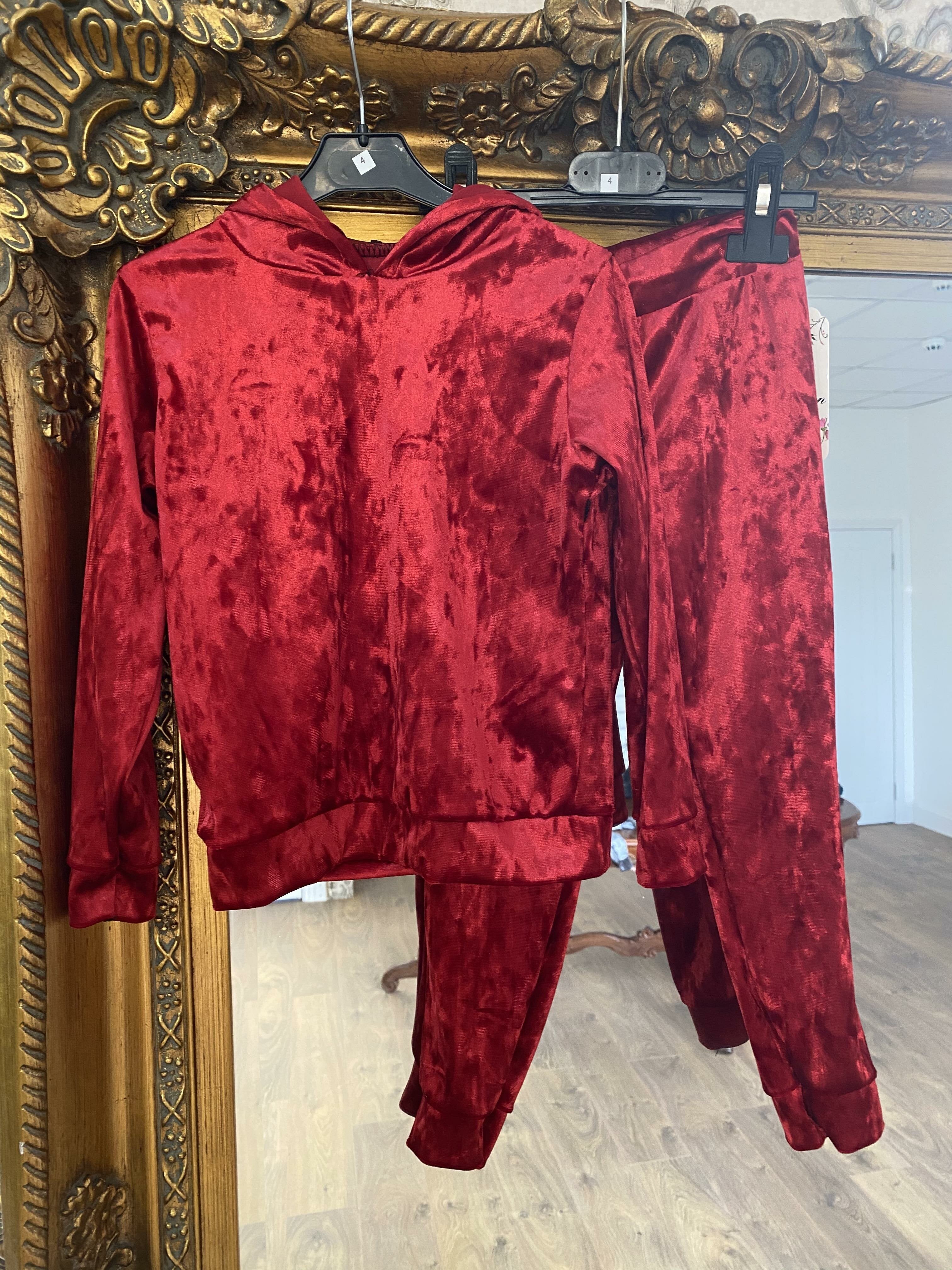 Sabby Velvet KIDS Hooded Loungewear Set