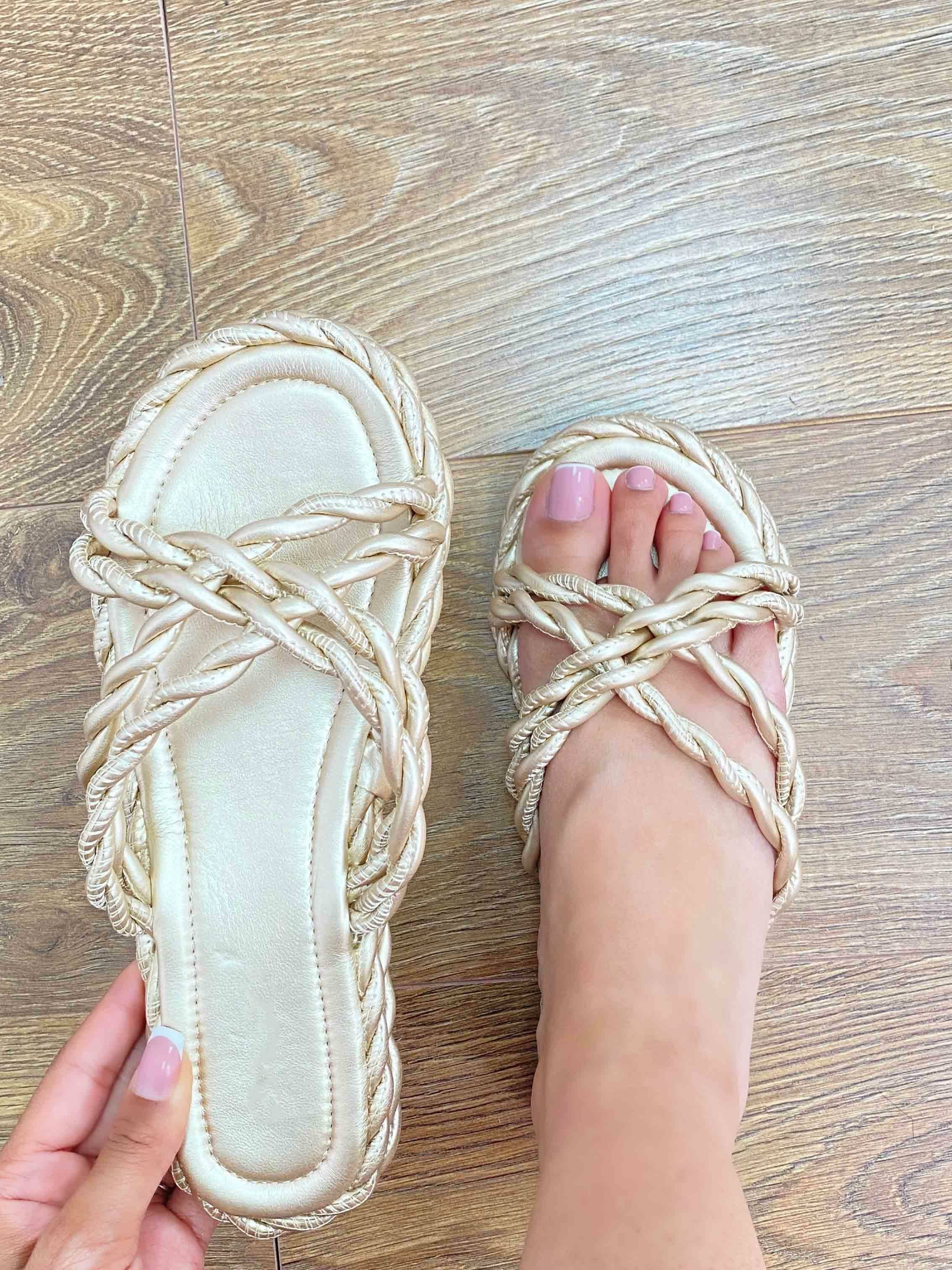 Taurus Plaited Slip On Sandal