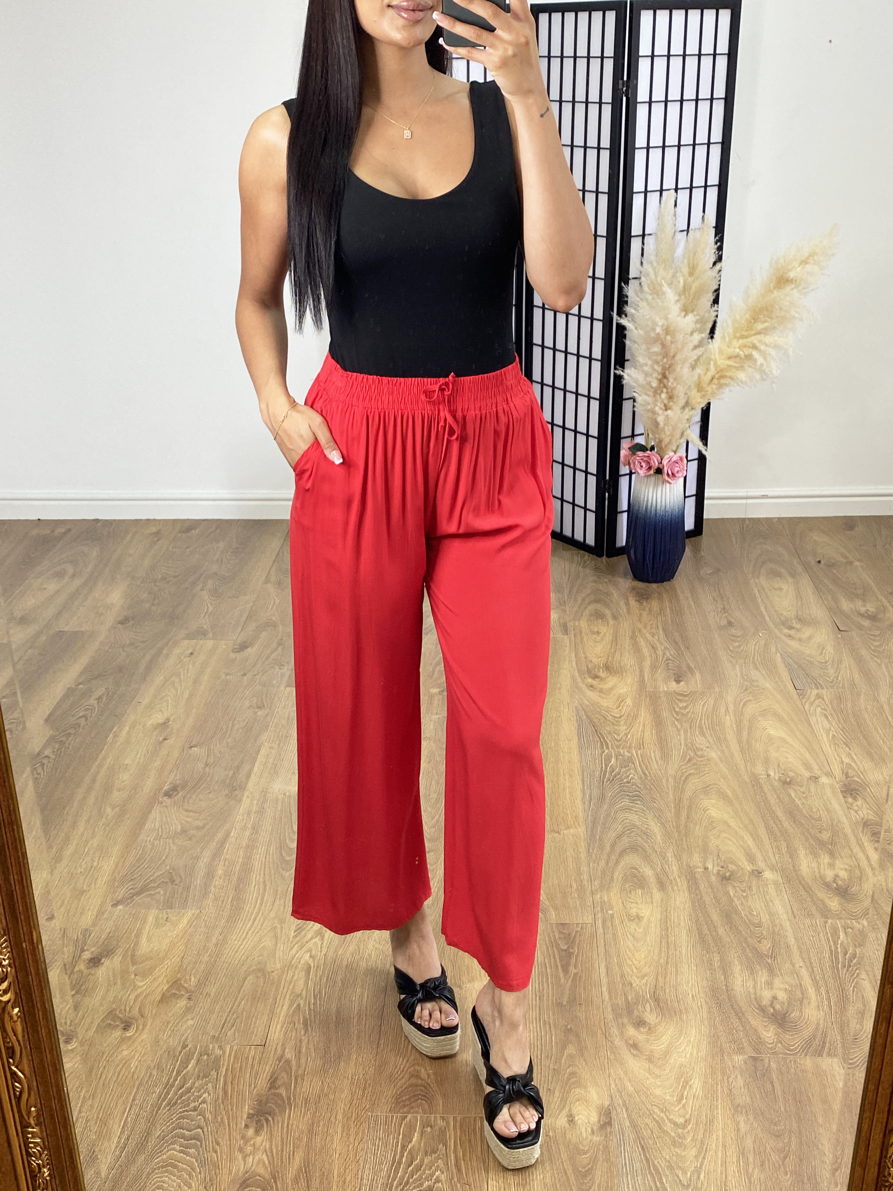 Glenn Plain Elasticated Waist Trouser