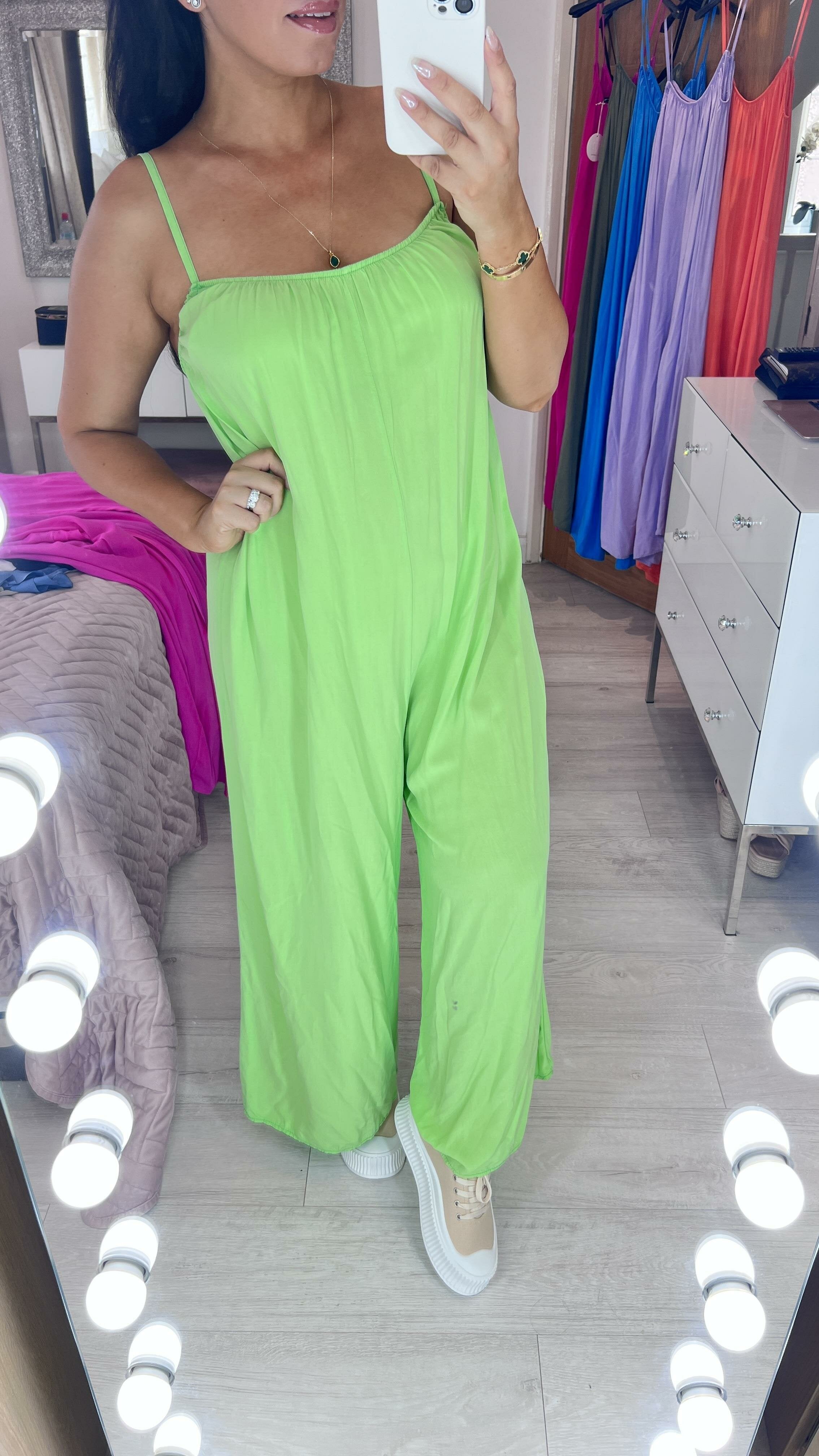 Jamie-Lynn Plain Wide Leg Jumpsuit