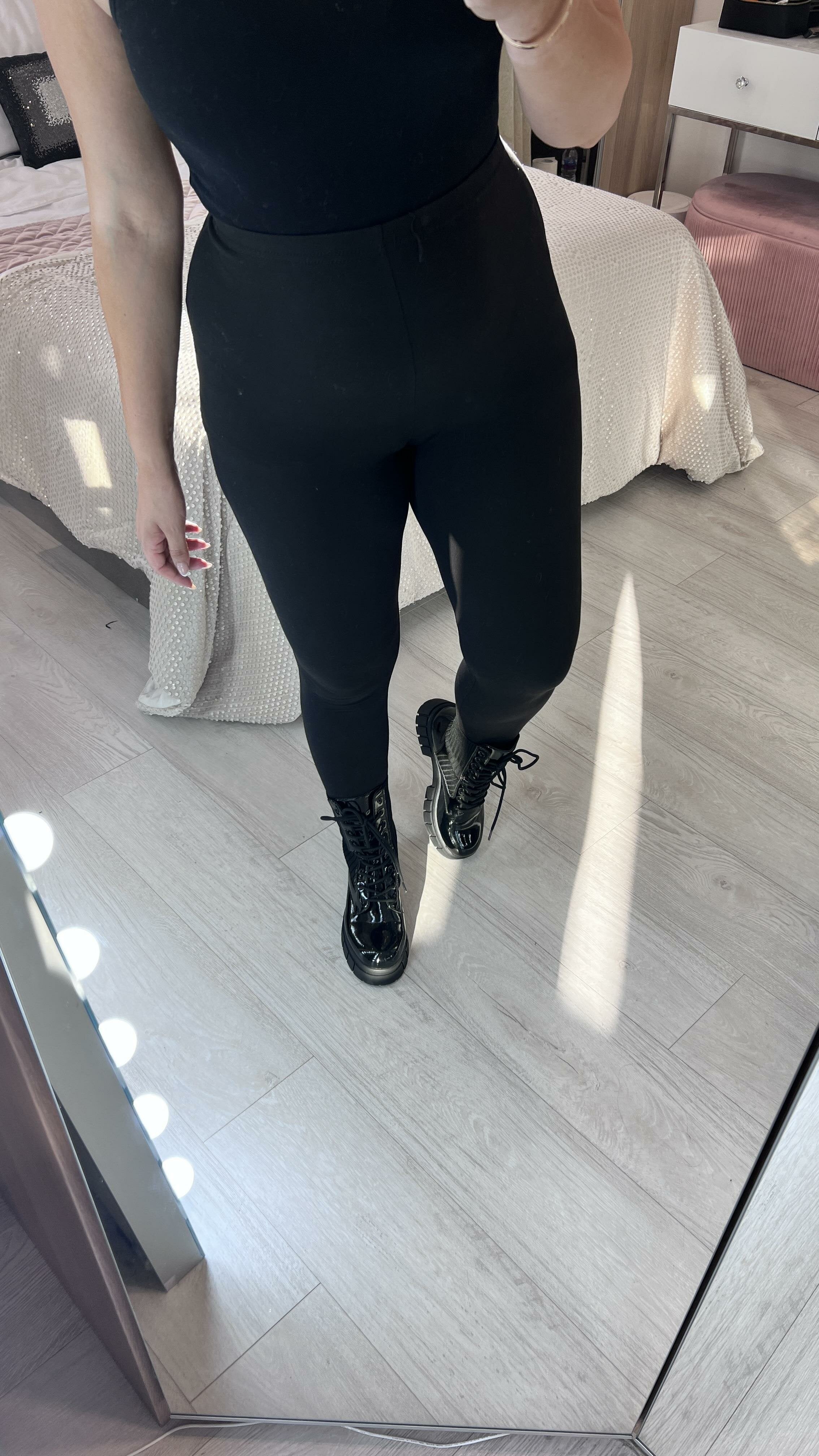 Colbey Black Basic Leggings