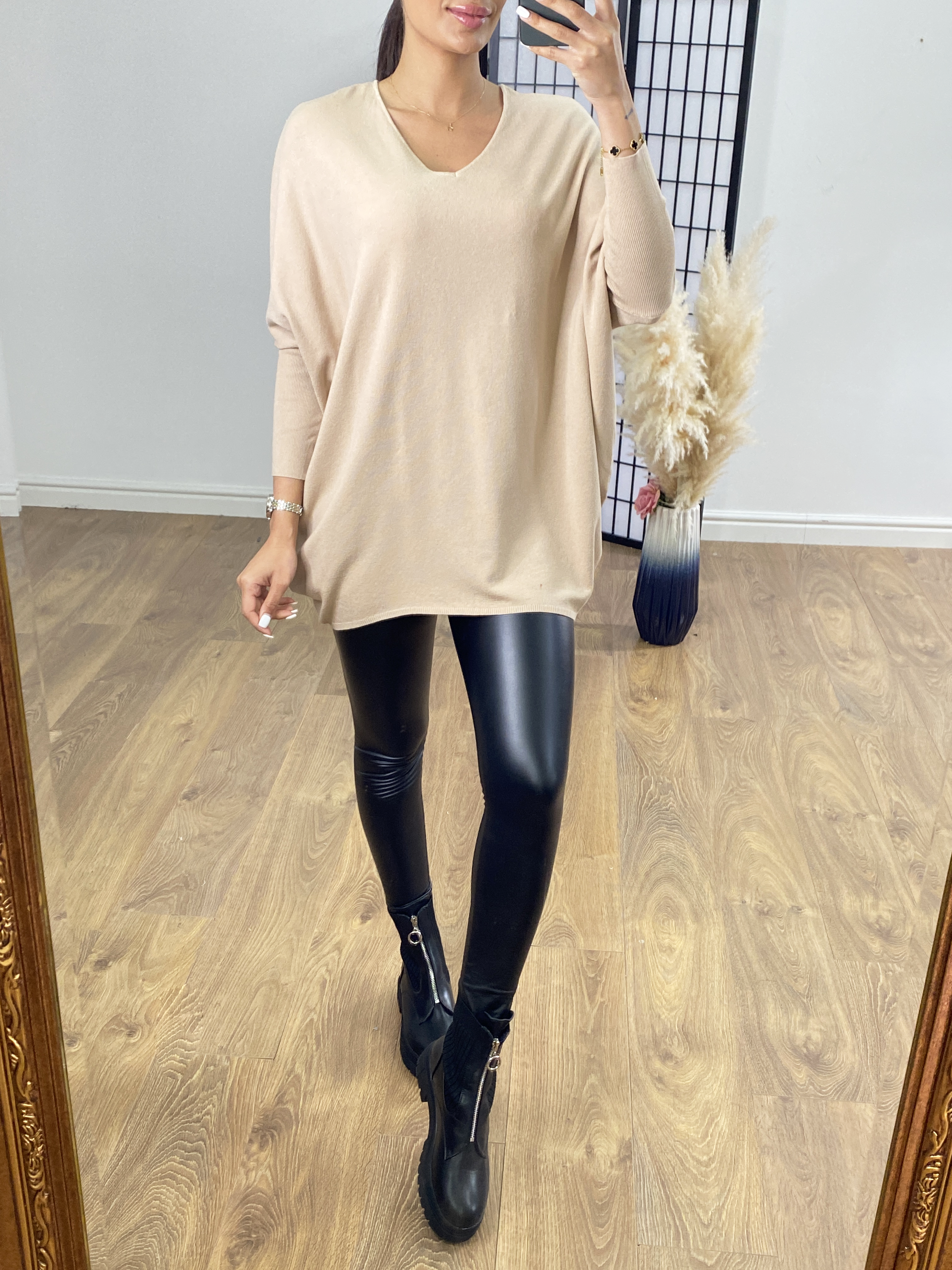Aylin Beaded Bow Back Jumper
