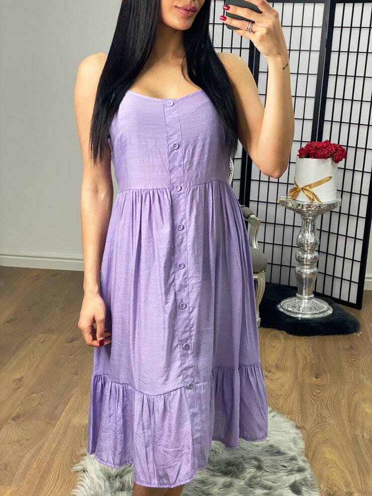Morley Frill Button Detailed Floaty Dress
