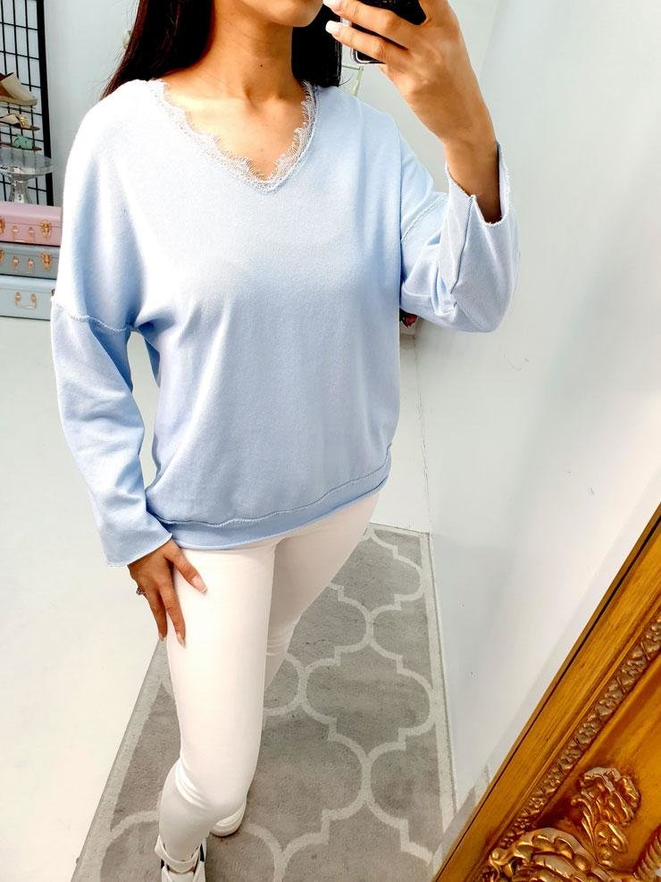 Katana Sequin Star Soft Loose Fit Jumper