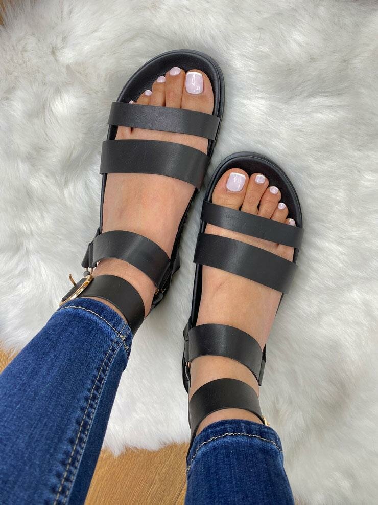 Martie Faux Leather Gladiator Sandals