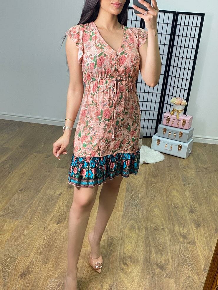 Milene Floral Print Pocket Dress