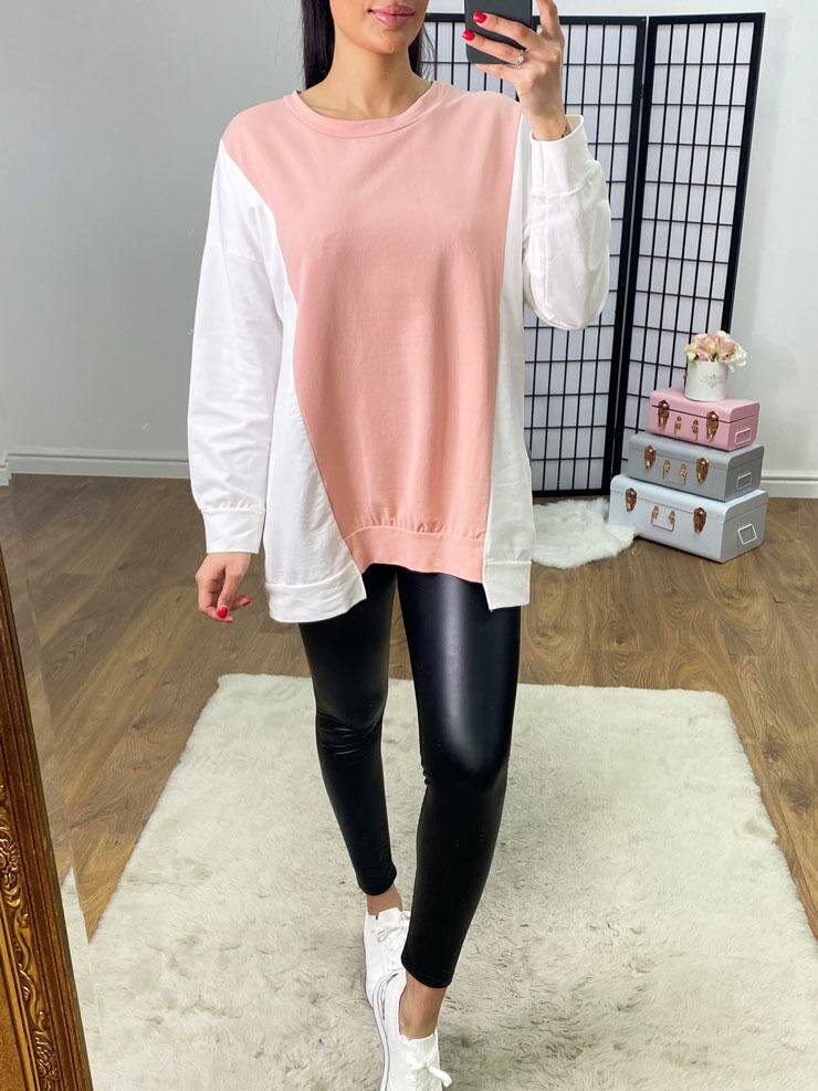 Oprah Colour Block Sweatshirt