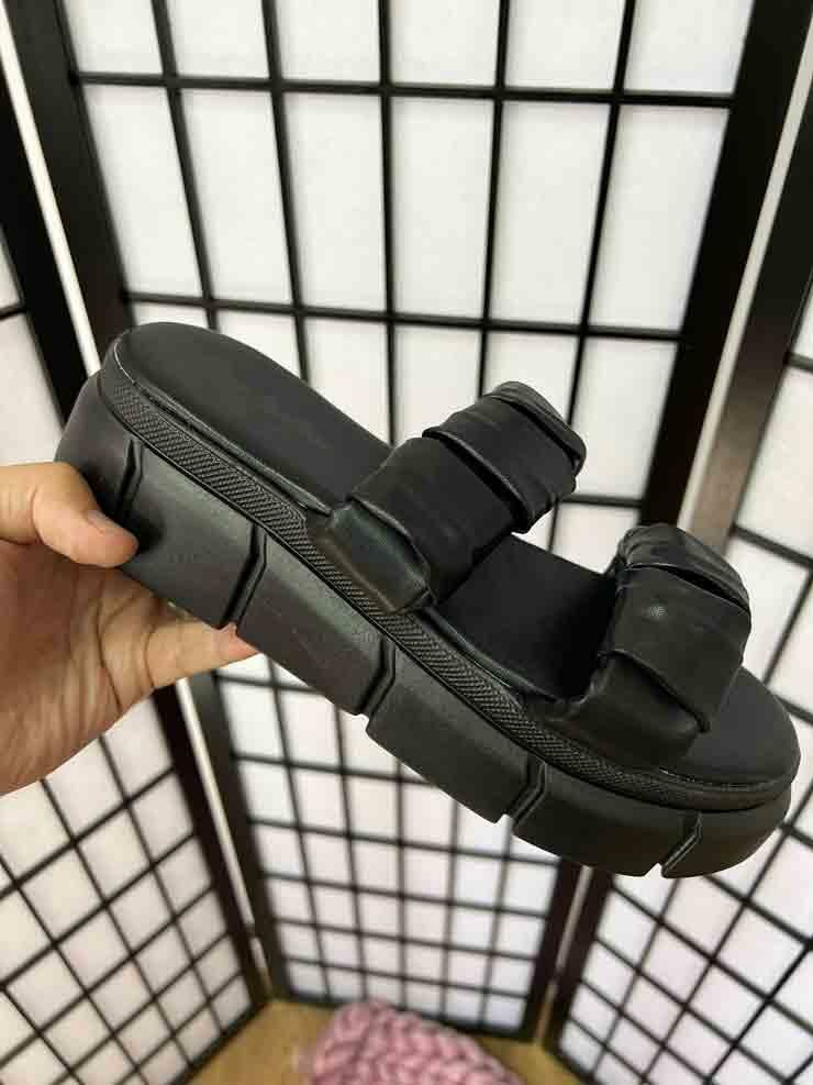 Pelin Double Strap Platform Slider