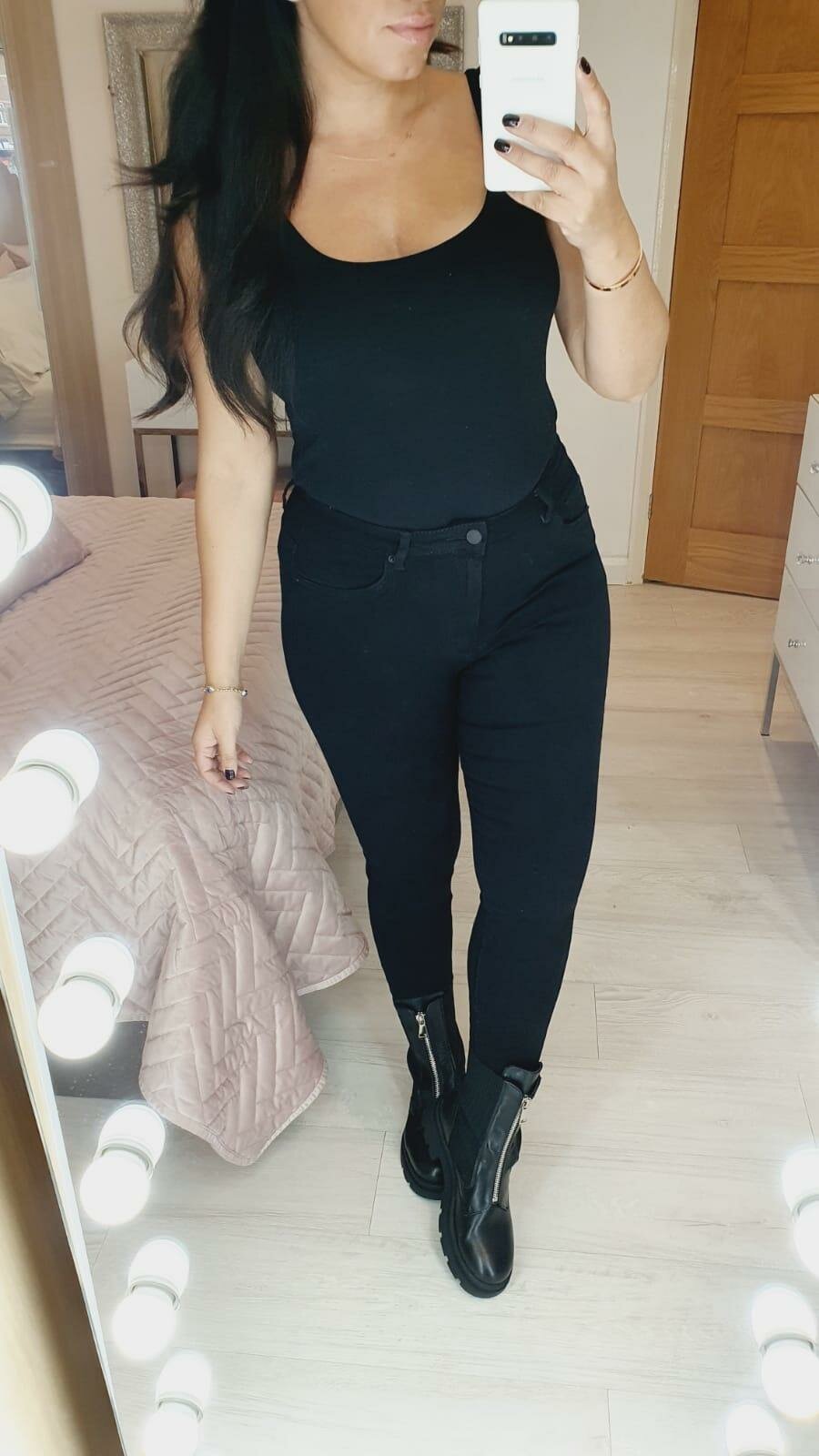 Orson Black Super Stretch Premium Denim Collection High Waist Jeans