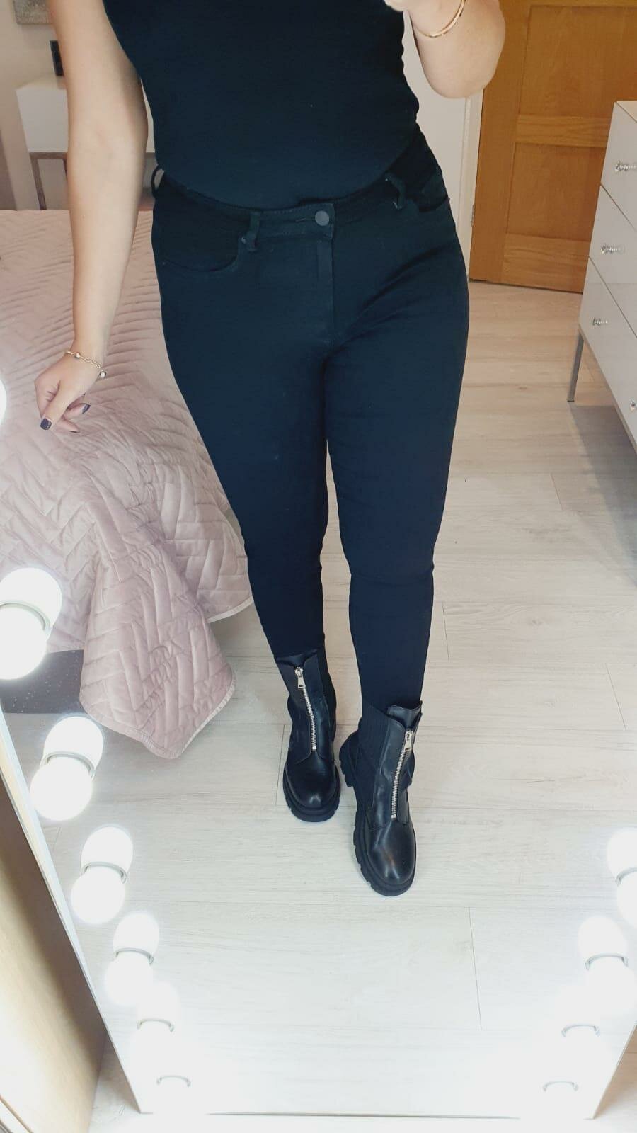 Orson Black Super Stretch Premium Denim Collection High Waist Jeans