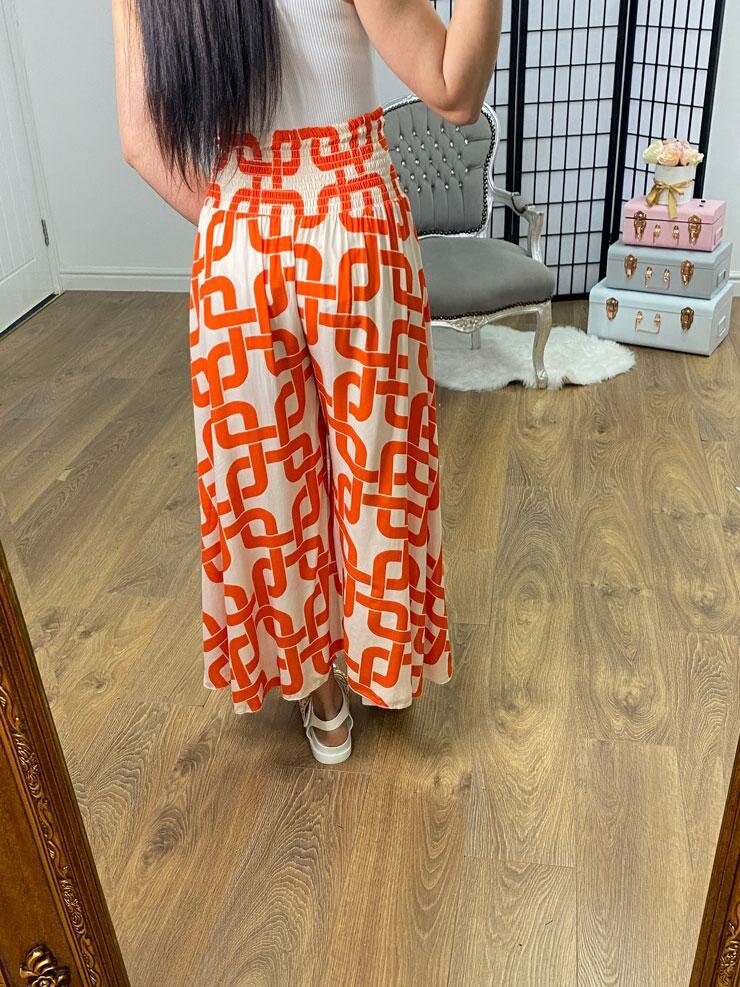 Rozza Tribal Print Palazzo Trouser