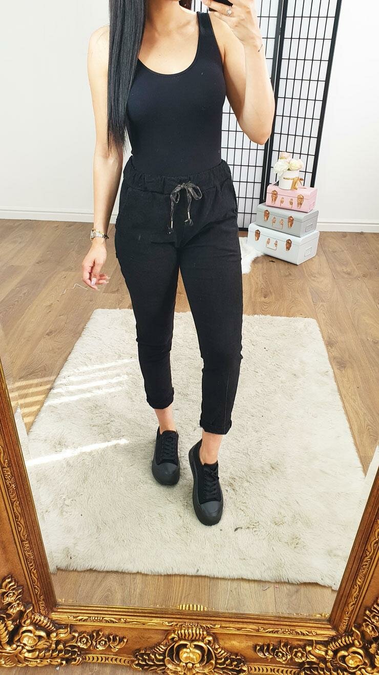 Rudie Glitter Draw String Stretch Joggers