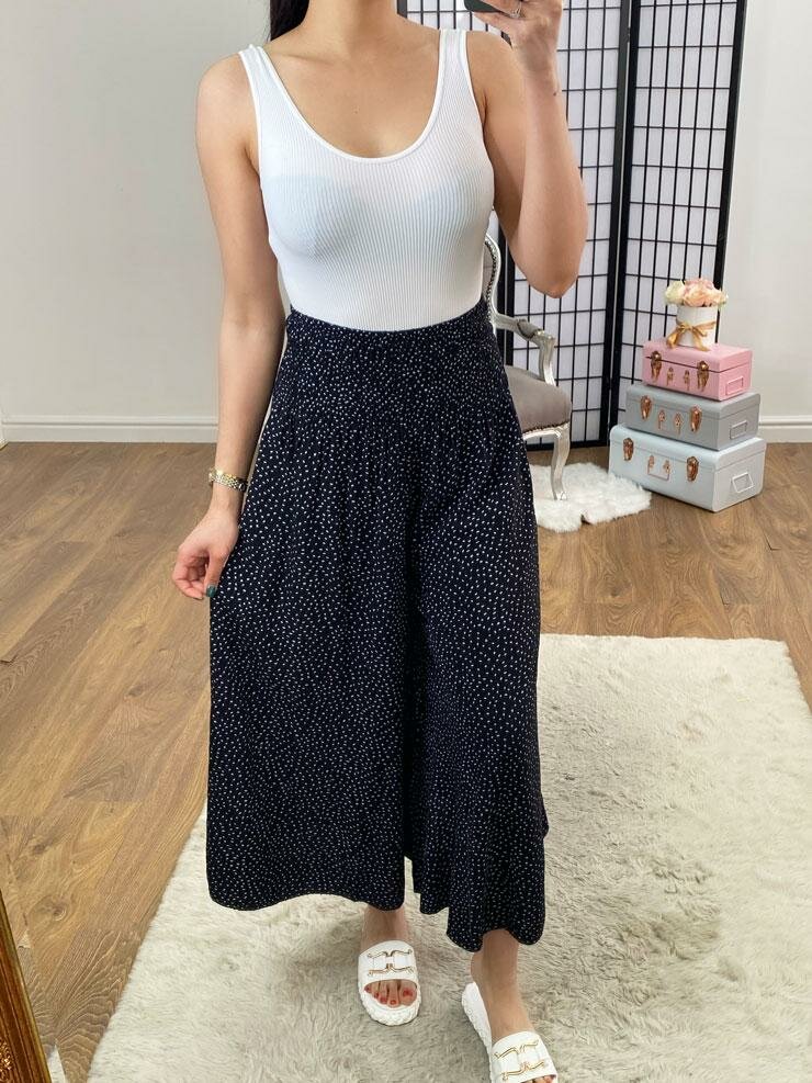Saigon Polka Dot Palazzo Trouser