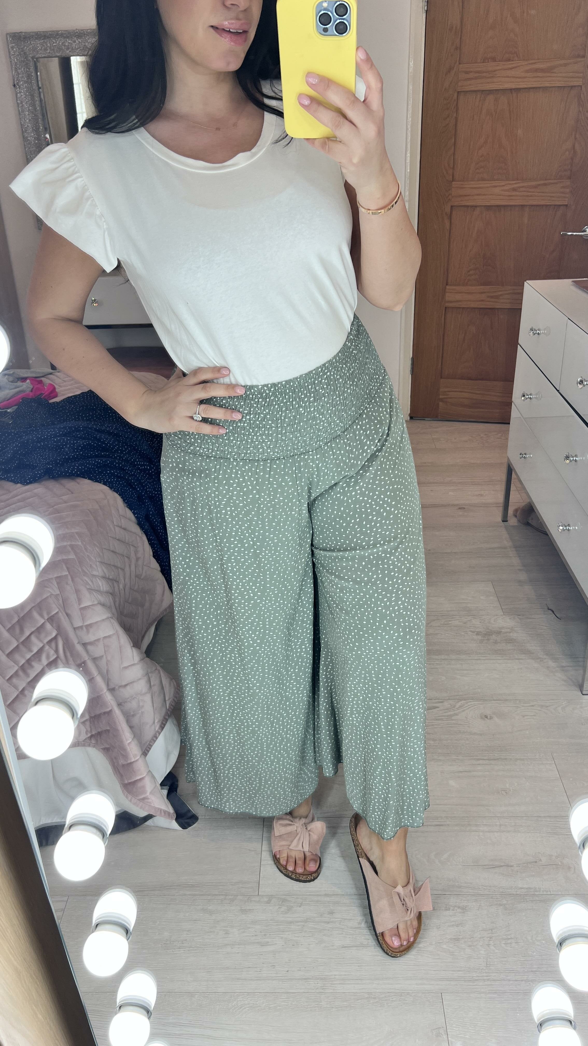 Saigon Polka Dot Palazzo Trouser