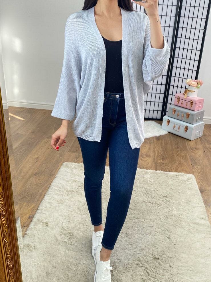 Vale Drape Front Knitted Cardigan