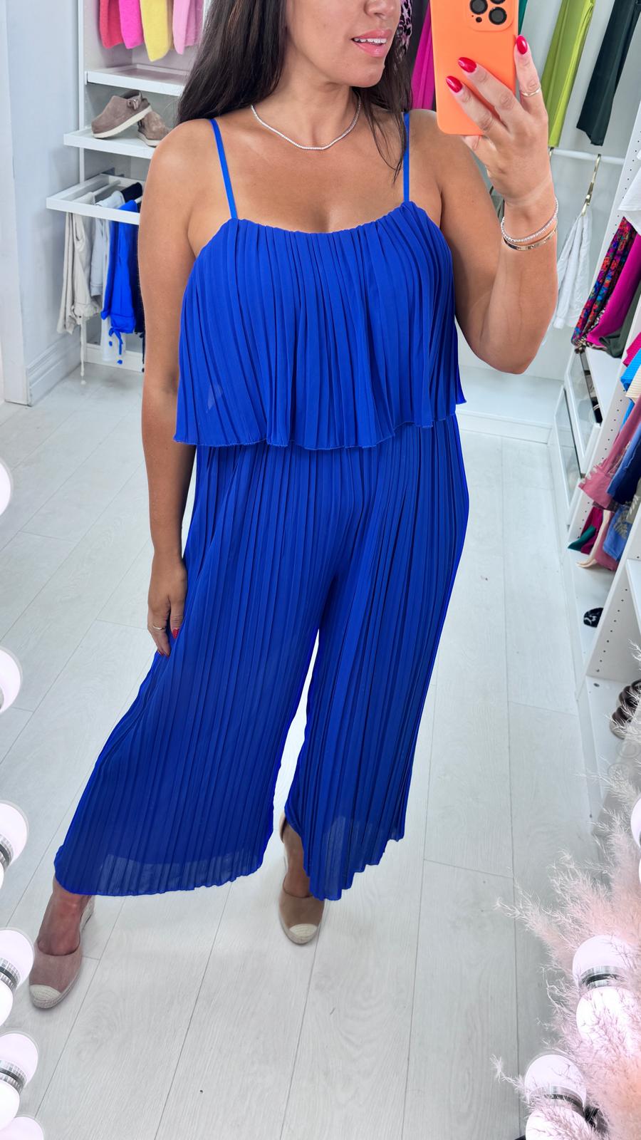 Reece Pleated Double Layer Jumpsuit
