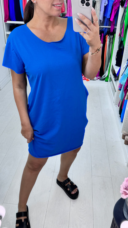 Carmen Plain Loose Fit Pocket Dress