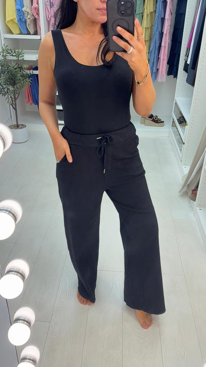 Alice Plain Wide Leg Magic Trousers