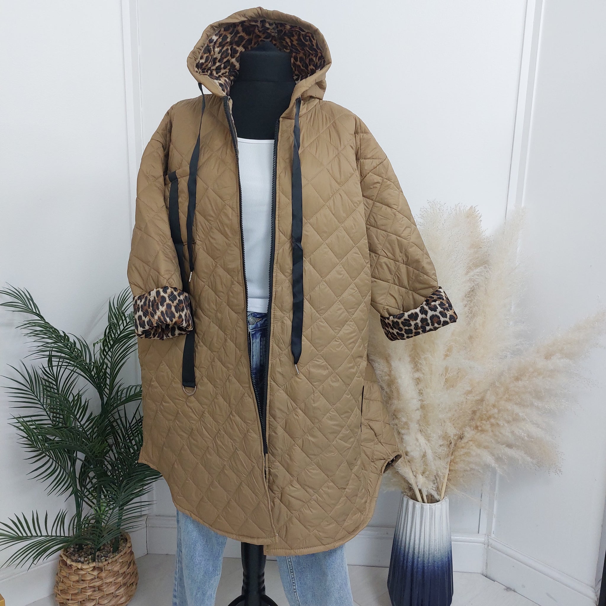 【INCHANT ME】[Quilted] Teddy Boucle Overfit Blouson Jumper Hooded teddy jacket - pull&bear