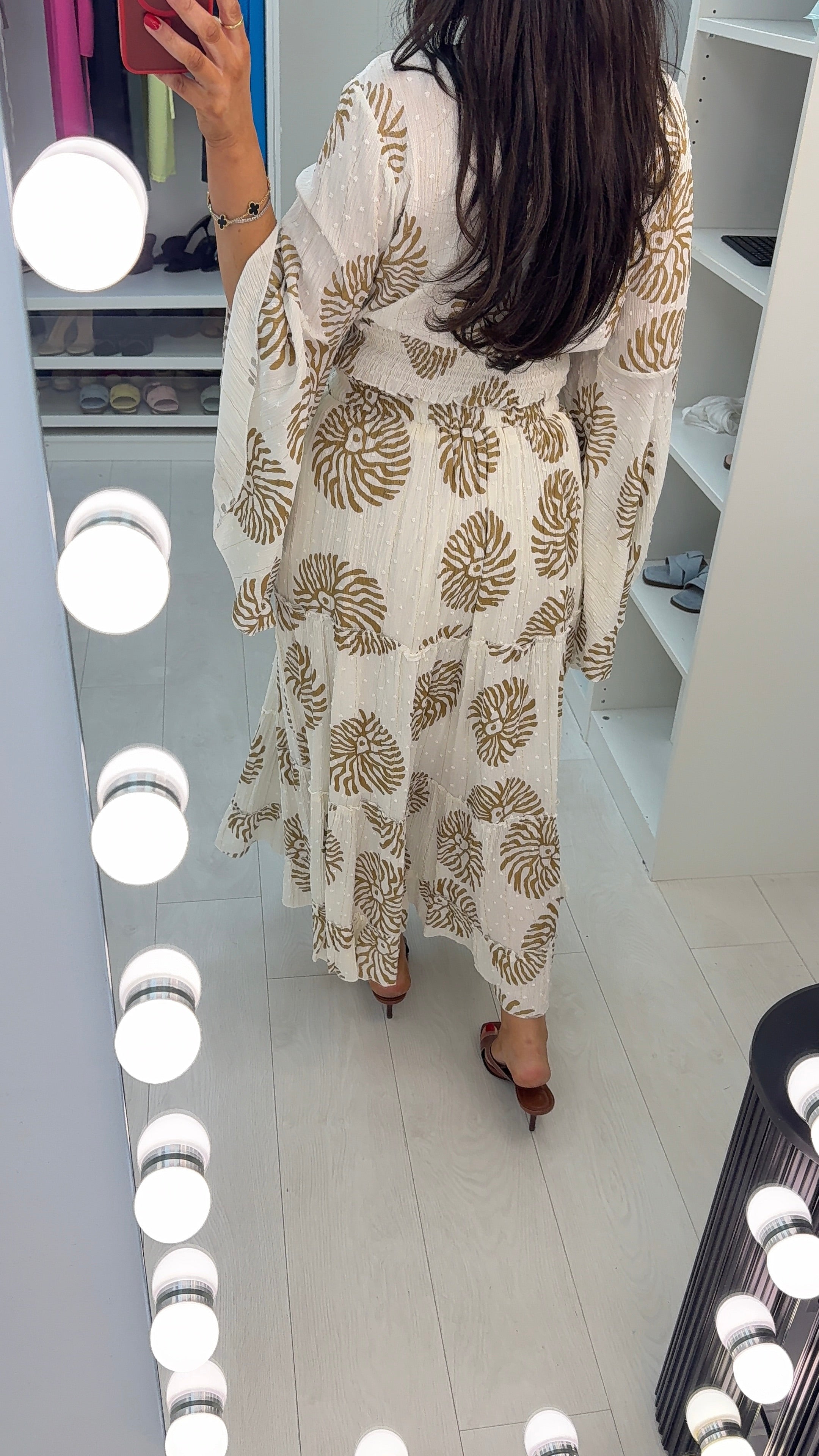 Zaphira Embellished Floaty Skirt Co-Ord Set