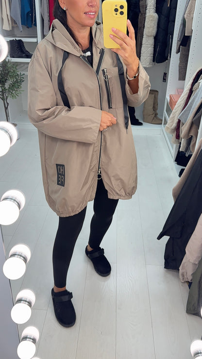 Alison Plain Lightweight Longline Jacket