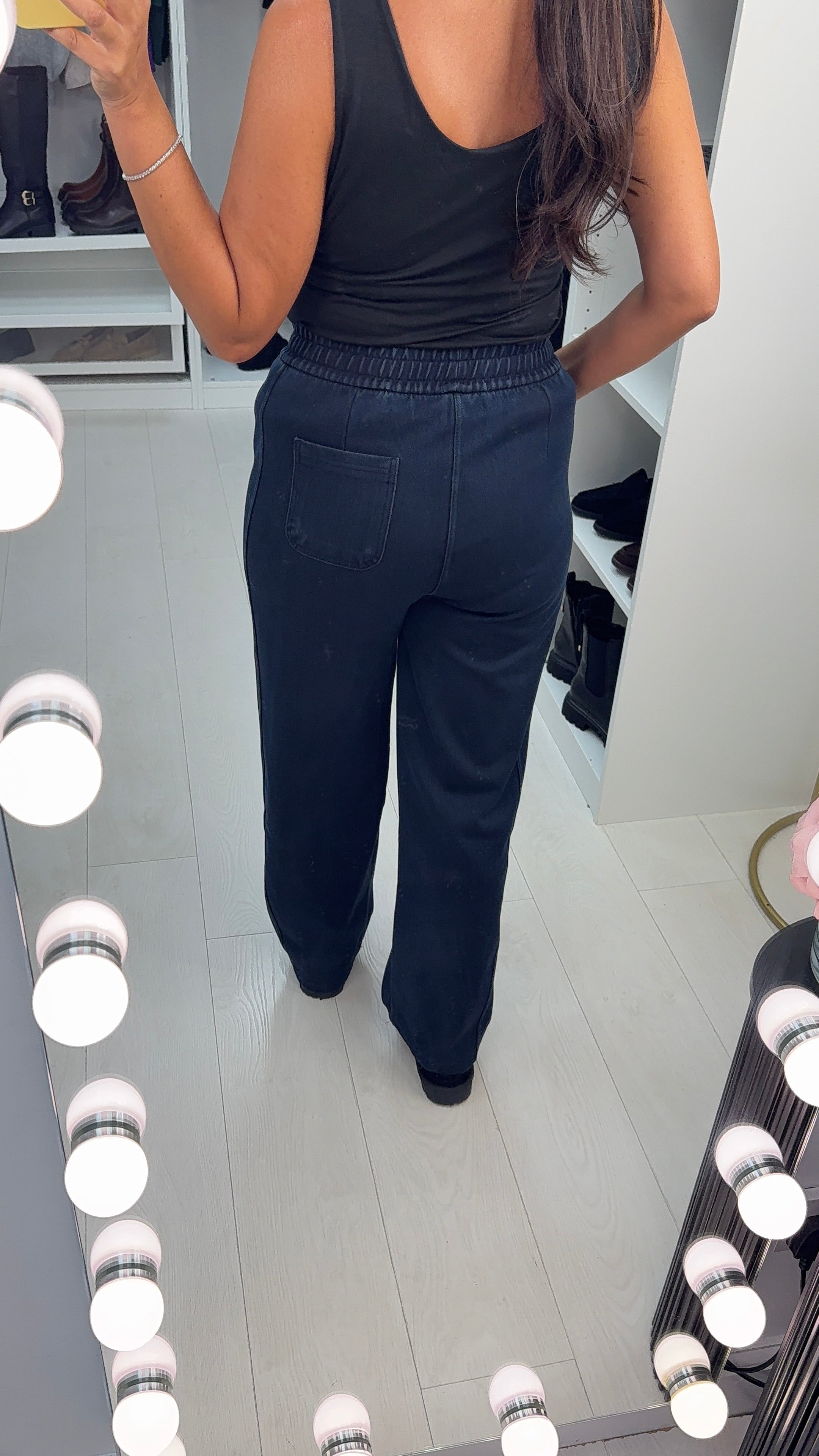 Rosella Stretchy Denim Joggers