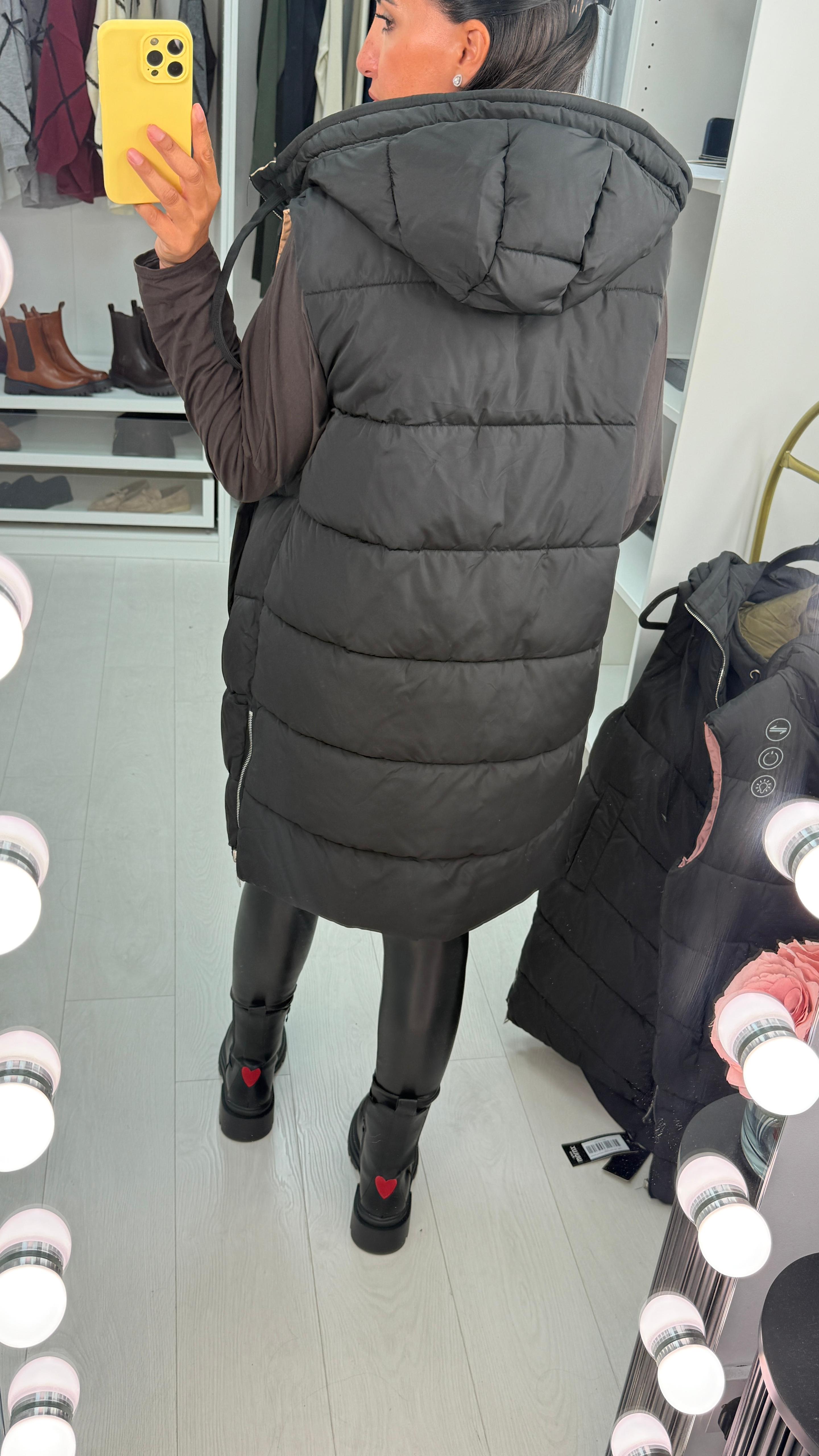 Mabella Reversible Hooded Puffer Gilet