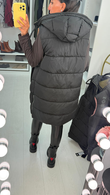 Mabella Reversible Hooded Puffer Gilet