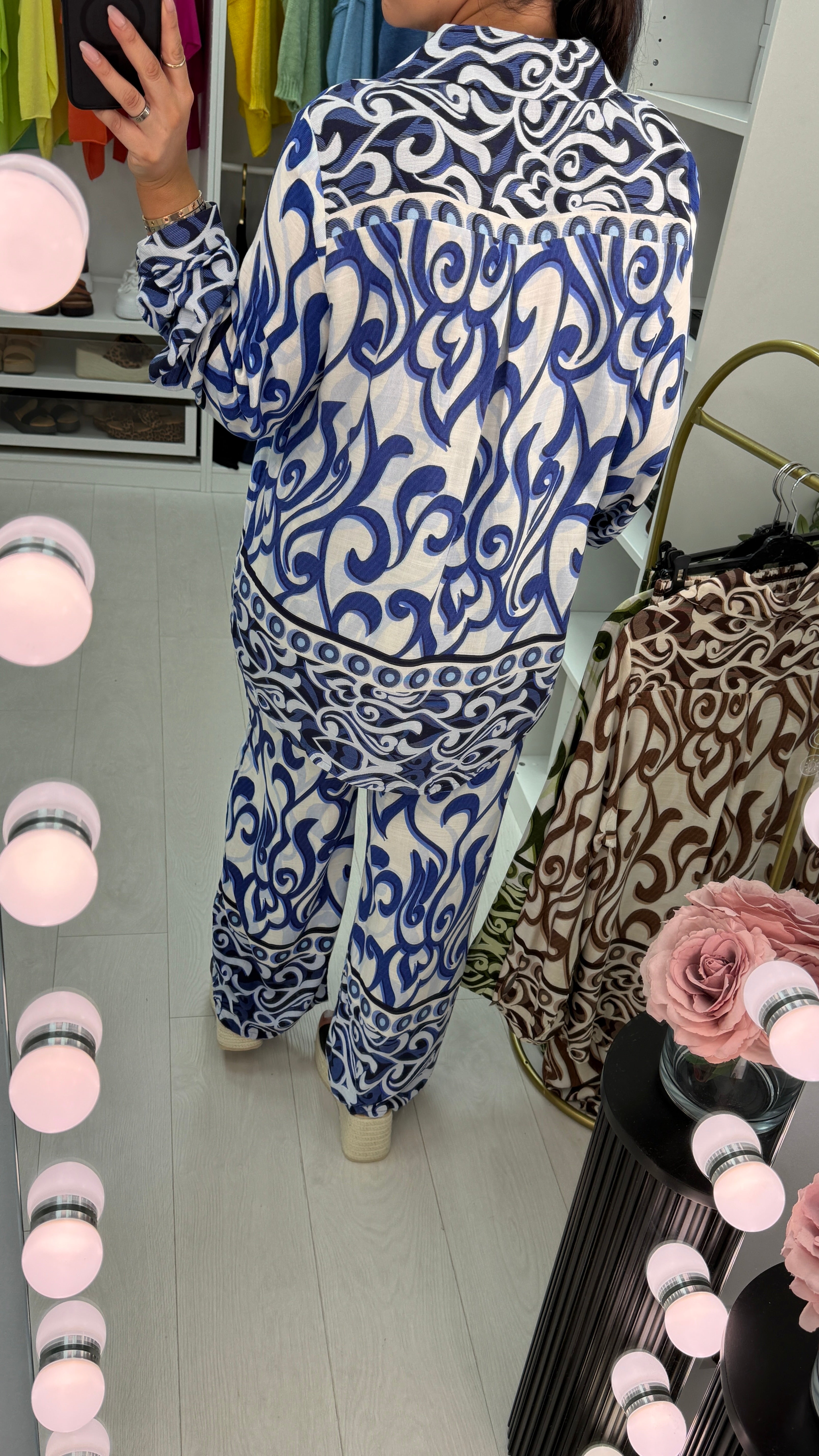 Josie Abstract Loose Fit Co-Ord Set