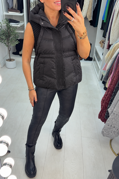 Nazira Padded Hooded Gilet